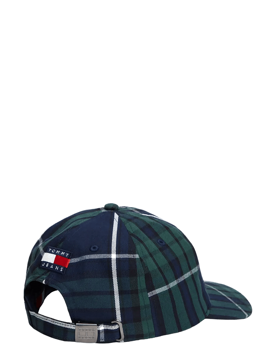 Tommy Hilfiger - TJM ARCHIVE CHECK CAP - kepsar - green archive check - 1