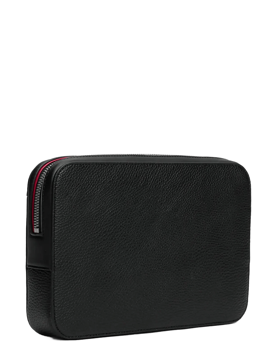 Tommy Hilfiger - TH CENTRAL POUCH - toilettenartikel - black - 1