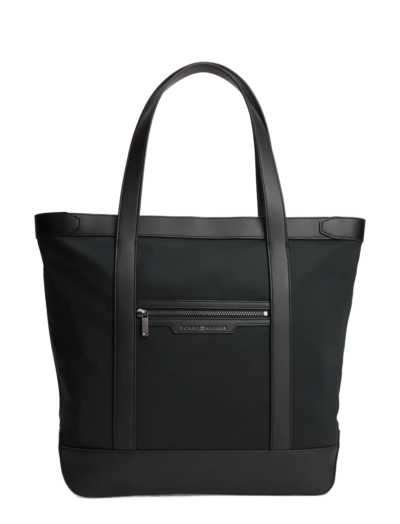 Tommy Hilfiger TH NYLON TOTE - Tasker - BLACK / black