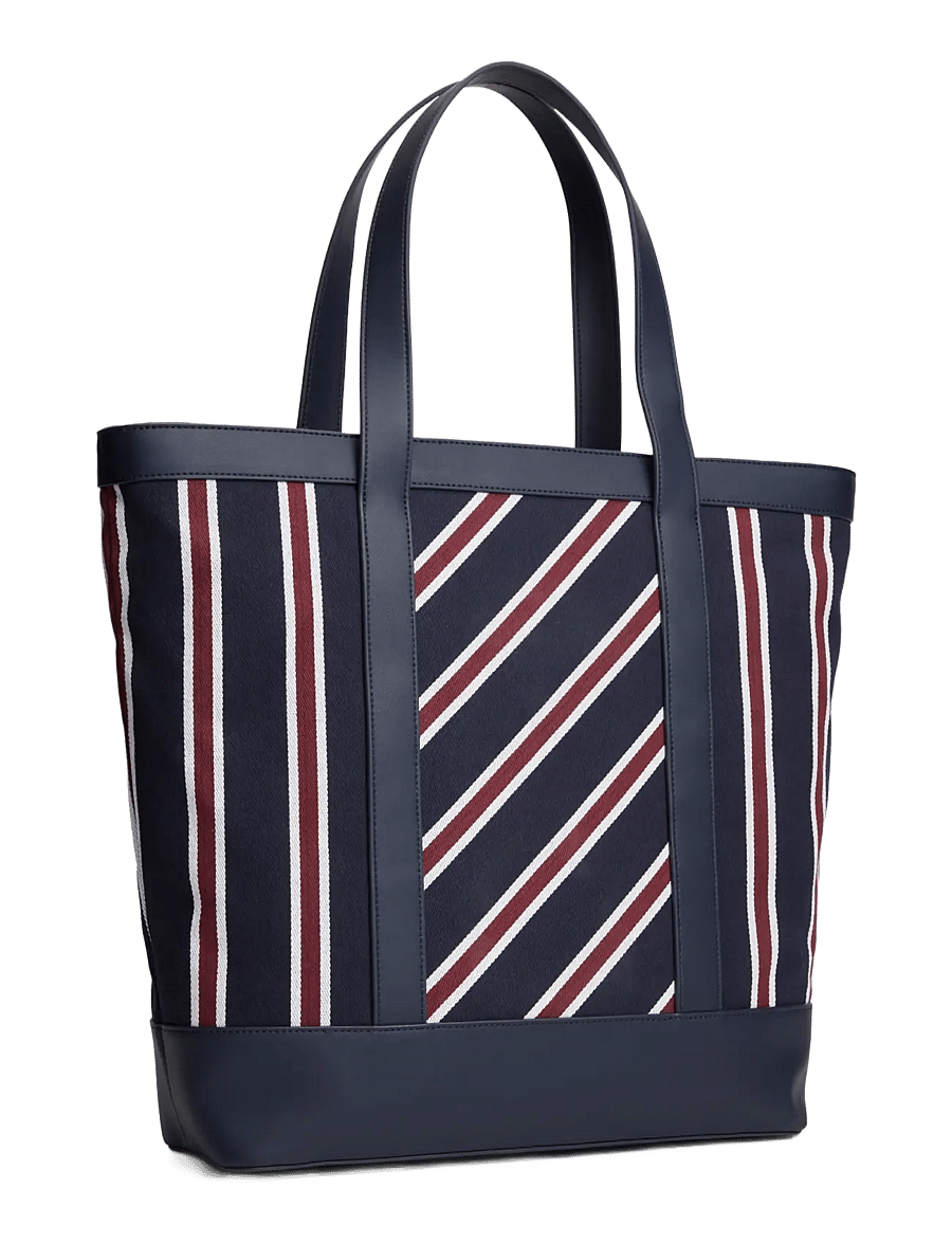 Tommy Hilfiger - TH VARSITY JACQUARD TOTE - rwb jacquard stripe - 2