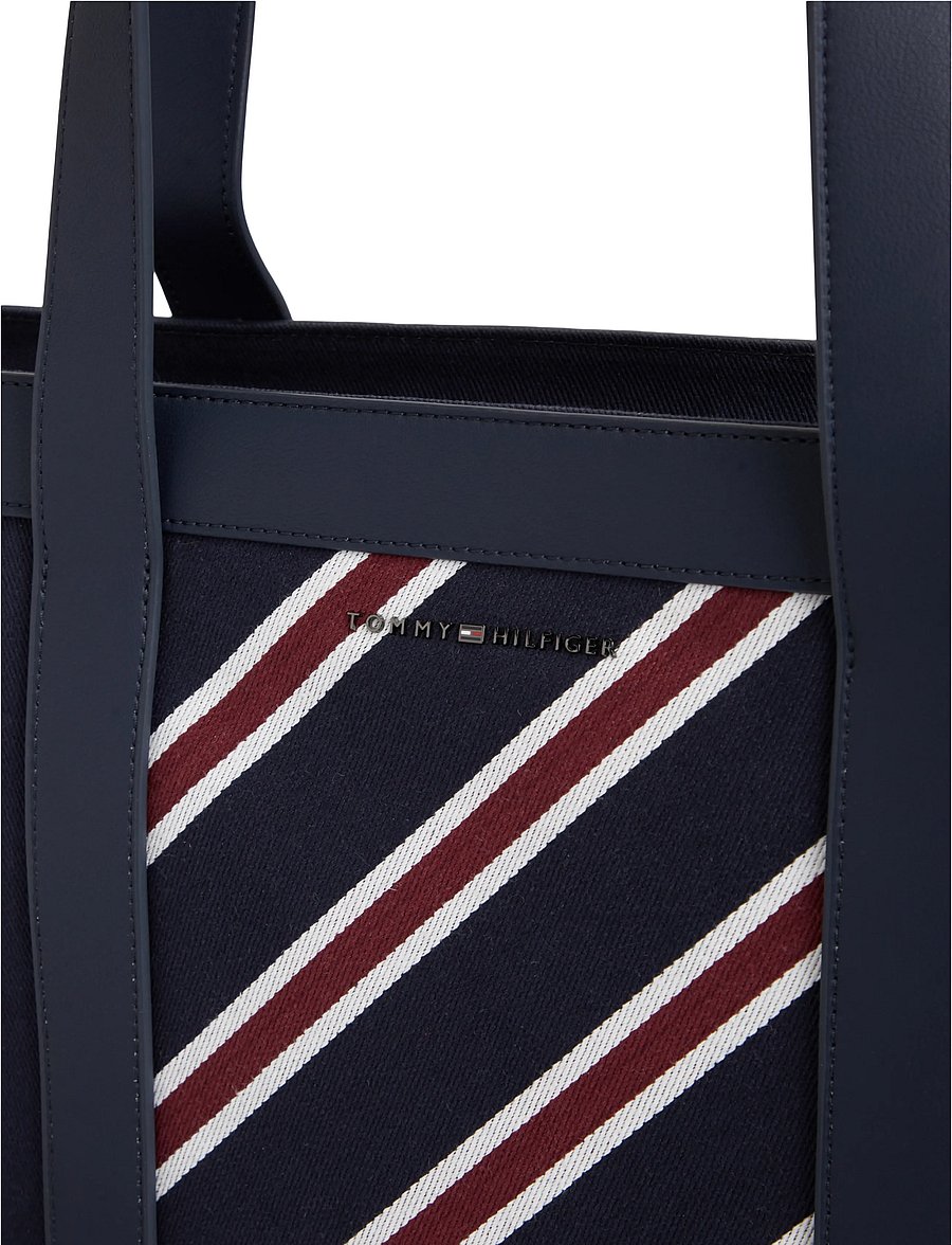Tommy Hilfiger - TH VARSITY JACQUARD TOTE - rwb jacquard stripe - 3