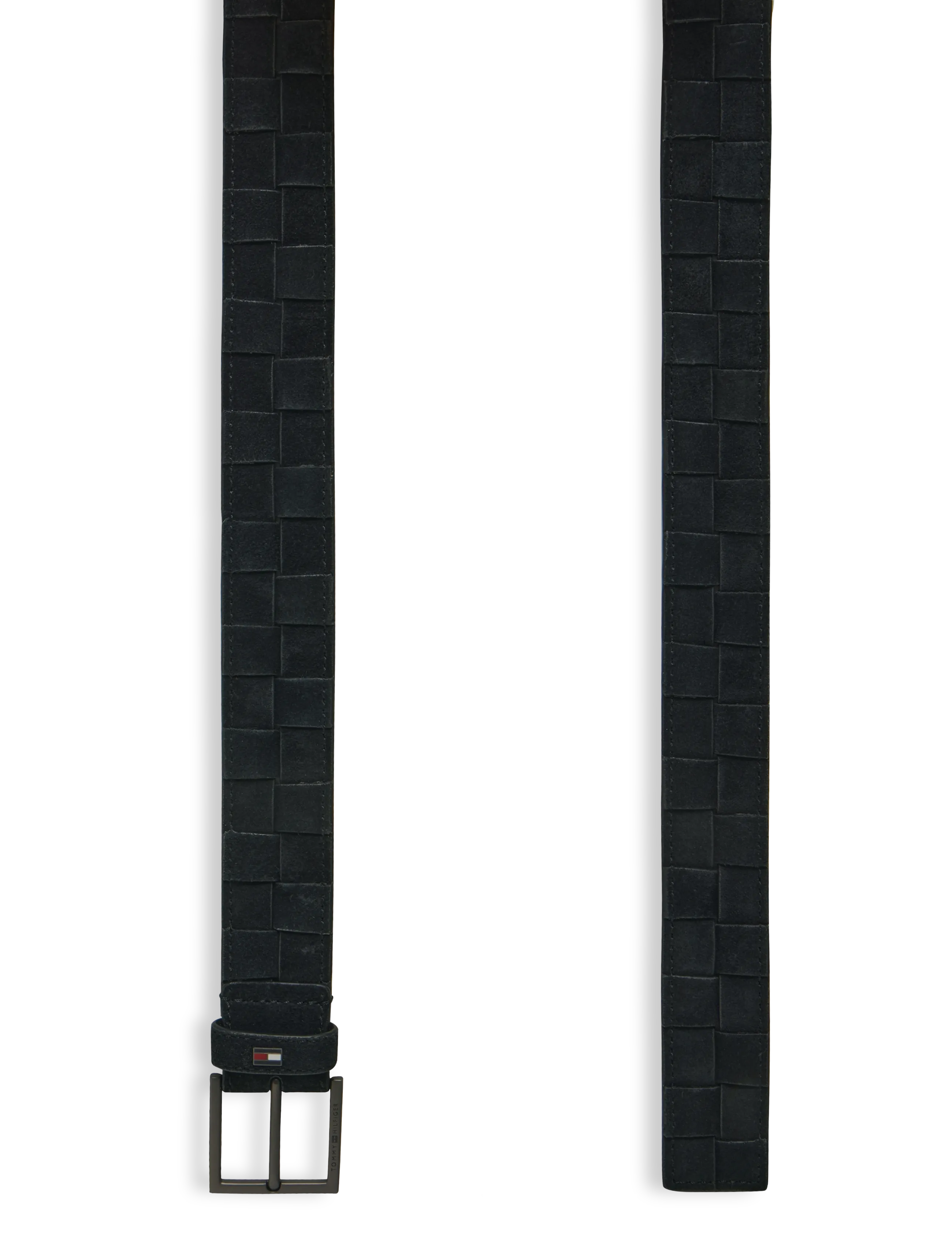 Tommy Hilfiger - HUDSON SUEDE WEAVE 3.5 - braided belts - black - 1