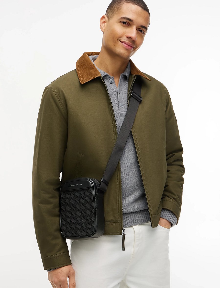 Tommy Hilfiger - TH MODERN MONOGRAM MINI REPORTER - nach anlass kaufen - black - 0