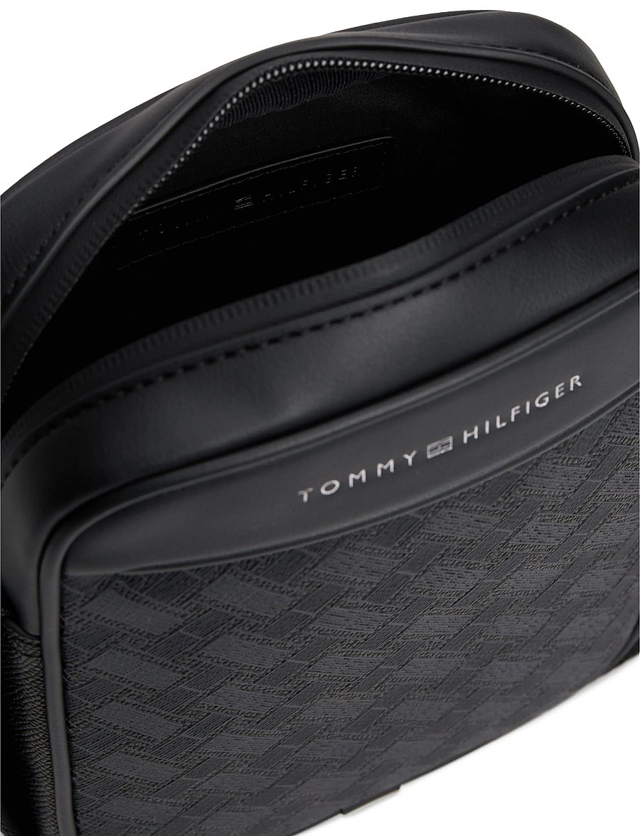 Tommy Hilfiger - TH MODERN MONOGRAM MINI REPORTER - nach anlass kaufen - black - 4