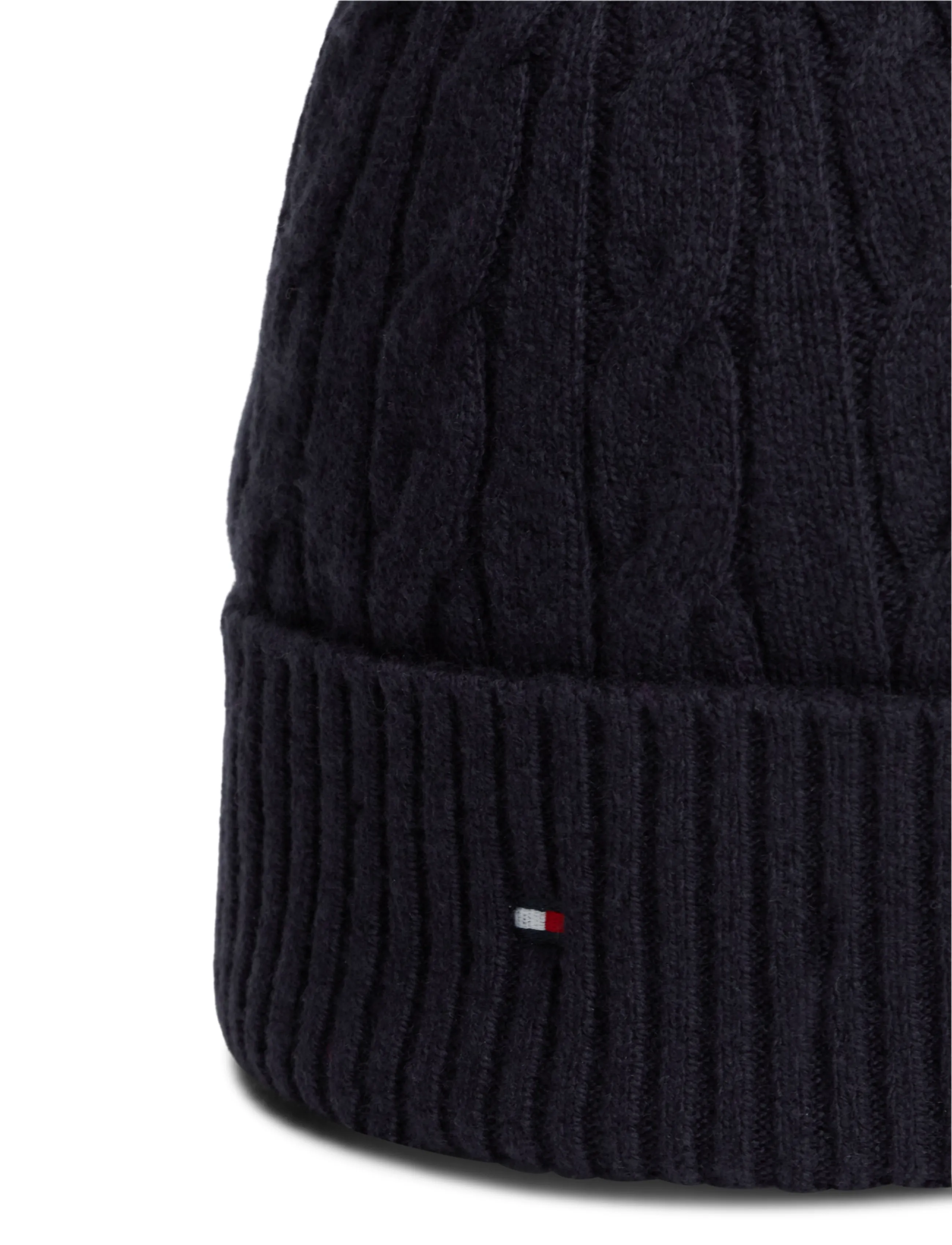 Tommy Hilfiger - TH FLAG CABLE BEANIE - space blue - 3