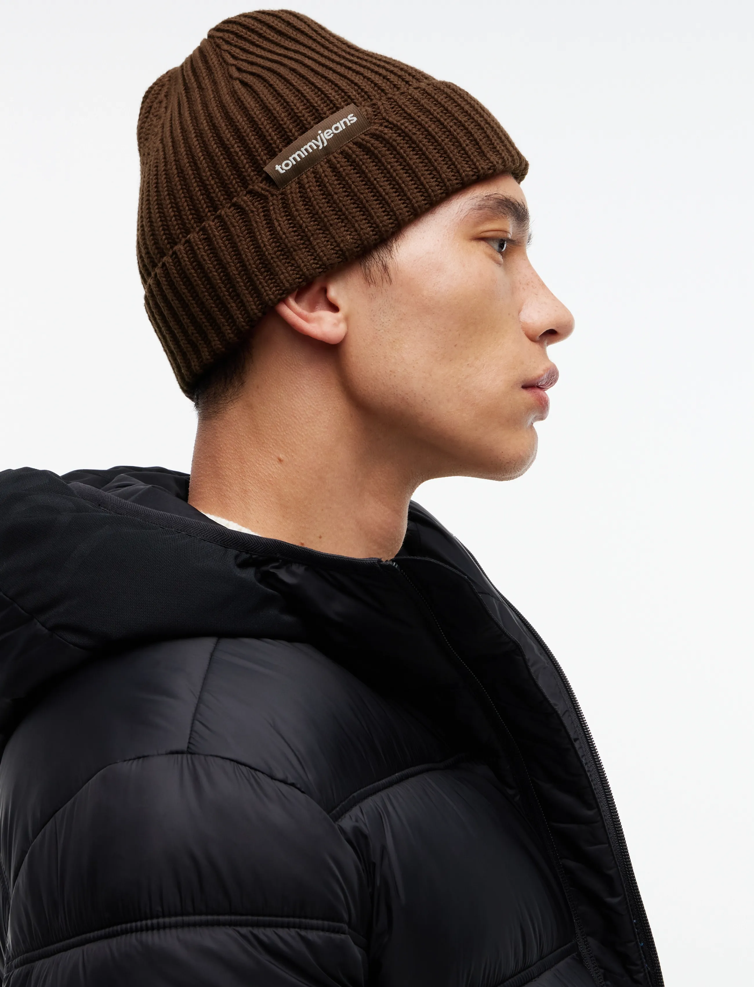 Tommy Hilfiger - TJM LINEAR LOGO BEANIE - nach anlass kaufen - truffle brown - 2