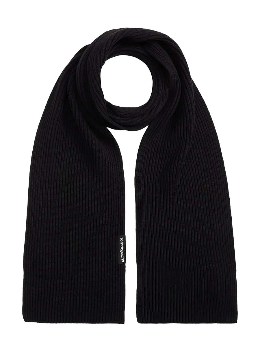 Tommy Hilfiger - TJM LINEAR LOGO SCARF - winterschals - black - 1