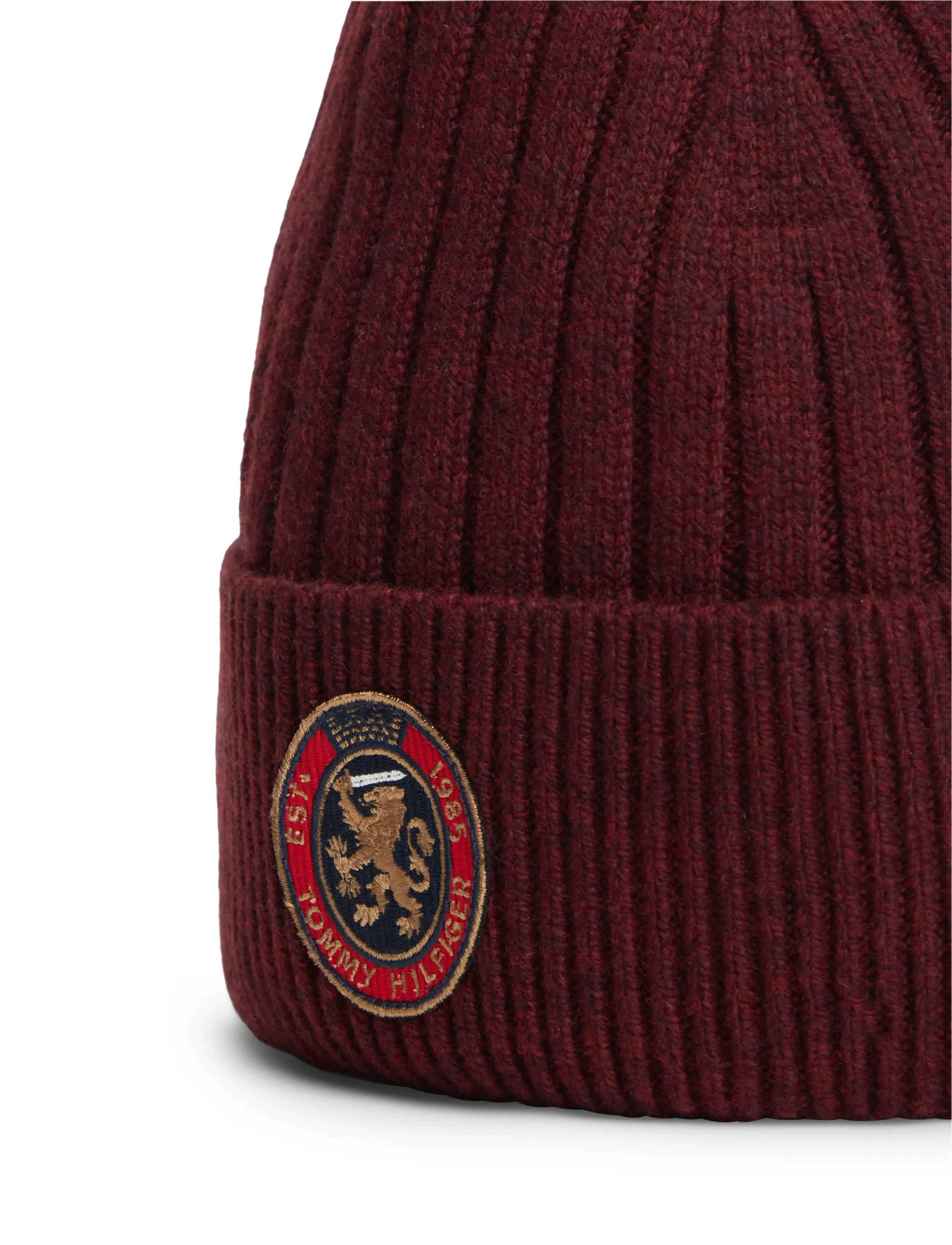 Tommy Hilfiger - TH CREST GIFTING BEANIE - osta olukorra järgi - red wine - 3