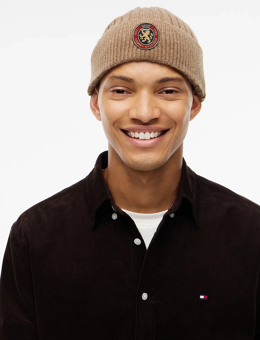 Tommy Hilfiger - TH CREST GIFTING BEANIE - osta olukorra järgi - southern tan - 2
