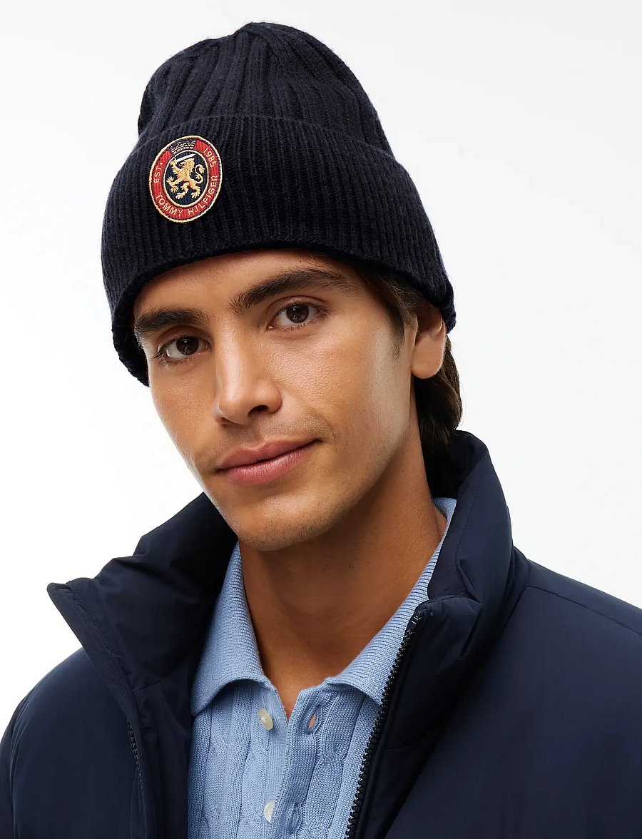 Tommy Hilfiger - TH CREST GIFTING BEANIE - osta olukorra järgi - space blue - 2