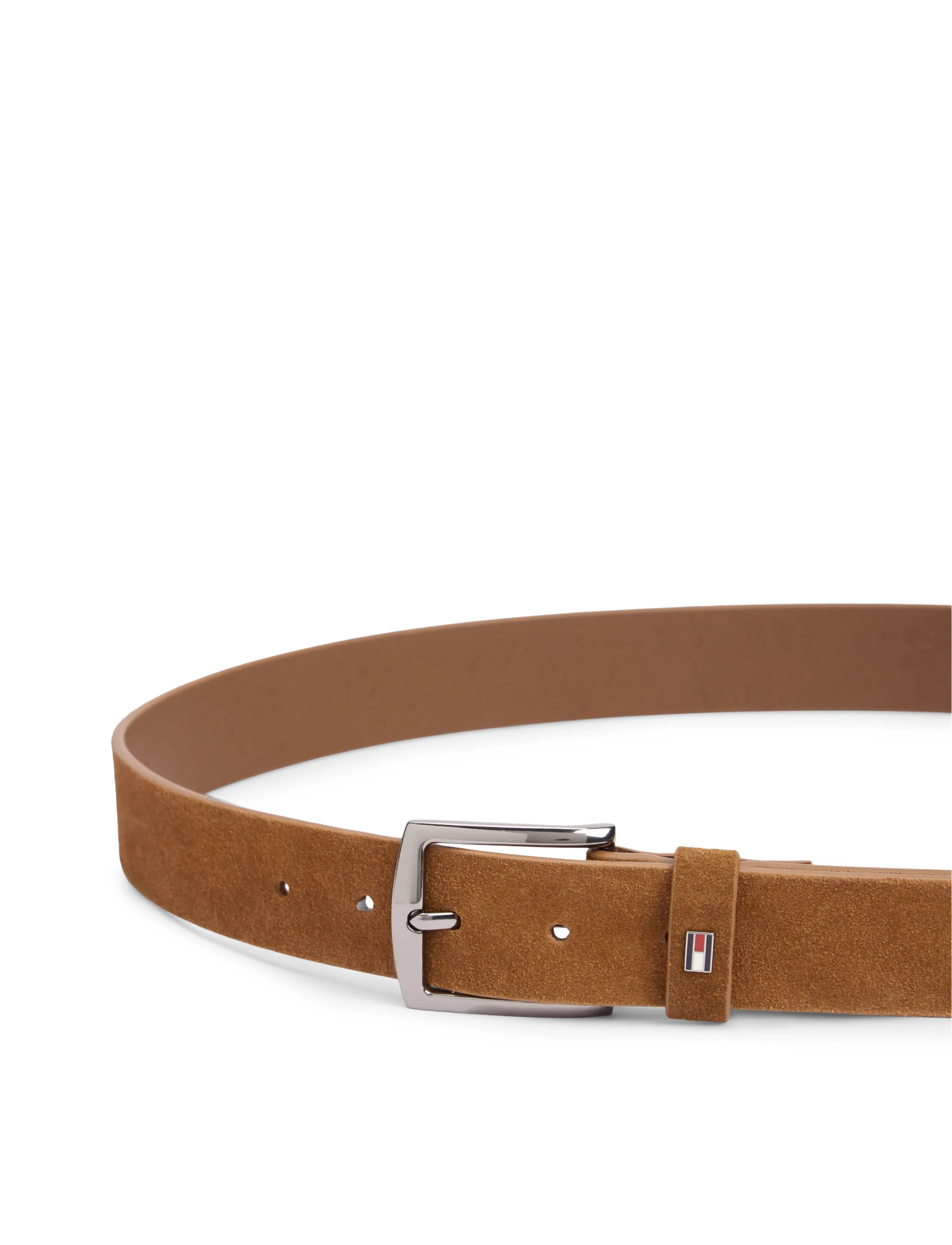 Tommy Hilfiger - DENTON 3.5 SUEDE - klassikalised vööd - cognac - 1