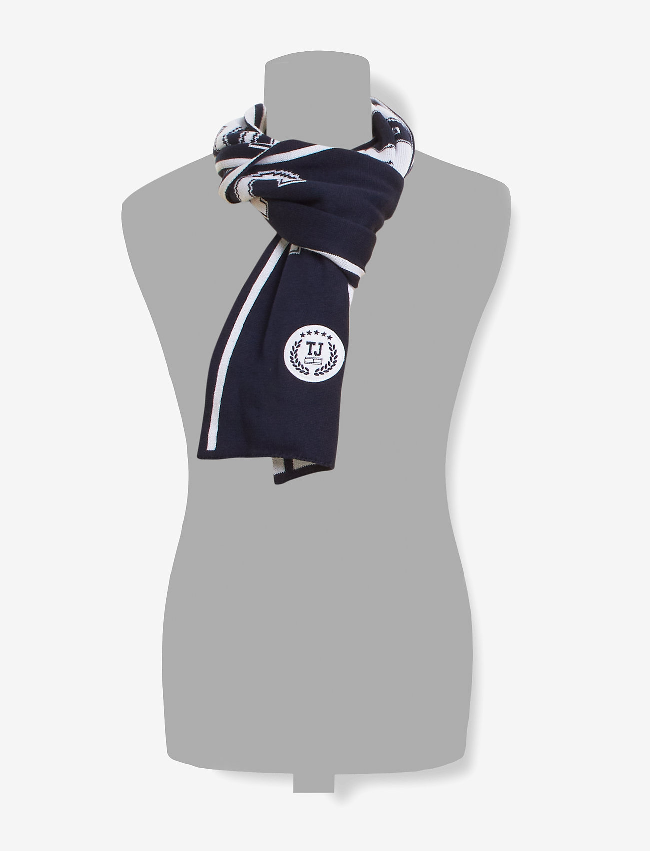 Tommy Hilfiger - TJU COLLEGE SCARF - black iris - 1