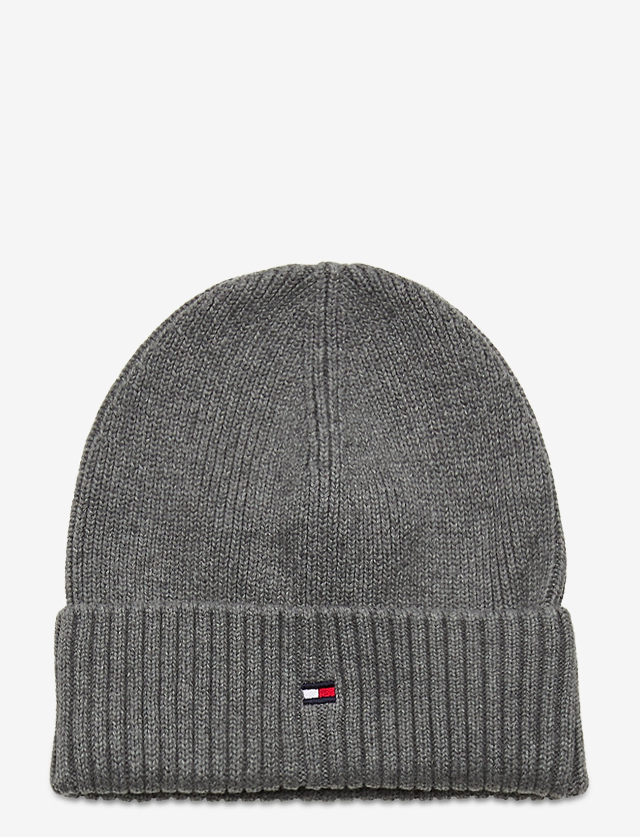 Tommy Hilfiger - FLAG KNIT BEANIE - light grey heather - 0
