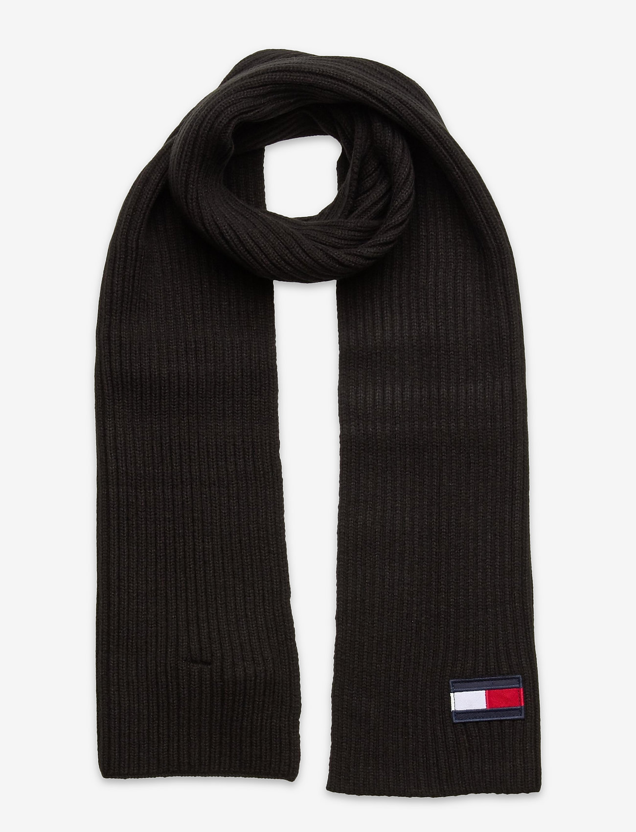 Tommy Hilfiger - BIG FLAG SCARF - black - 0
