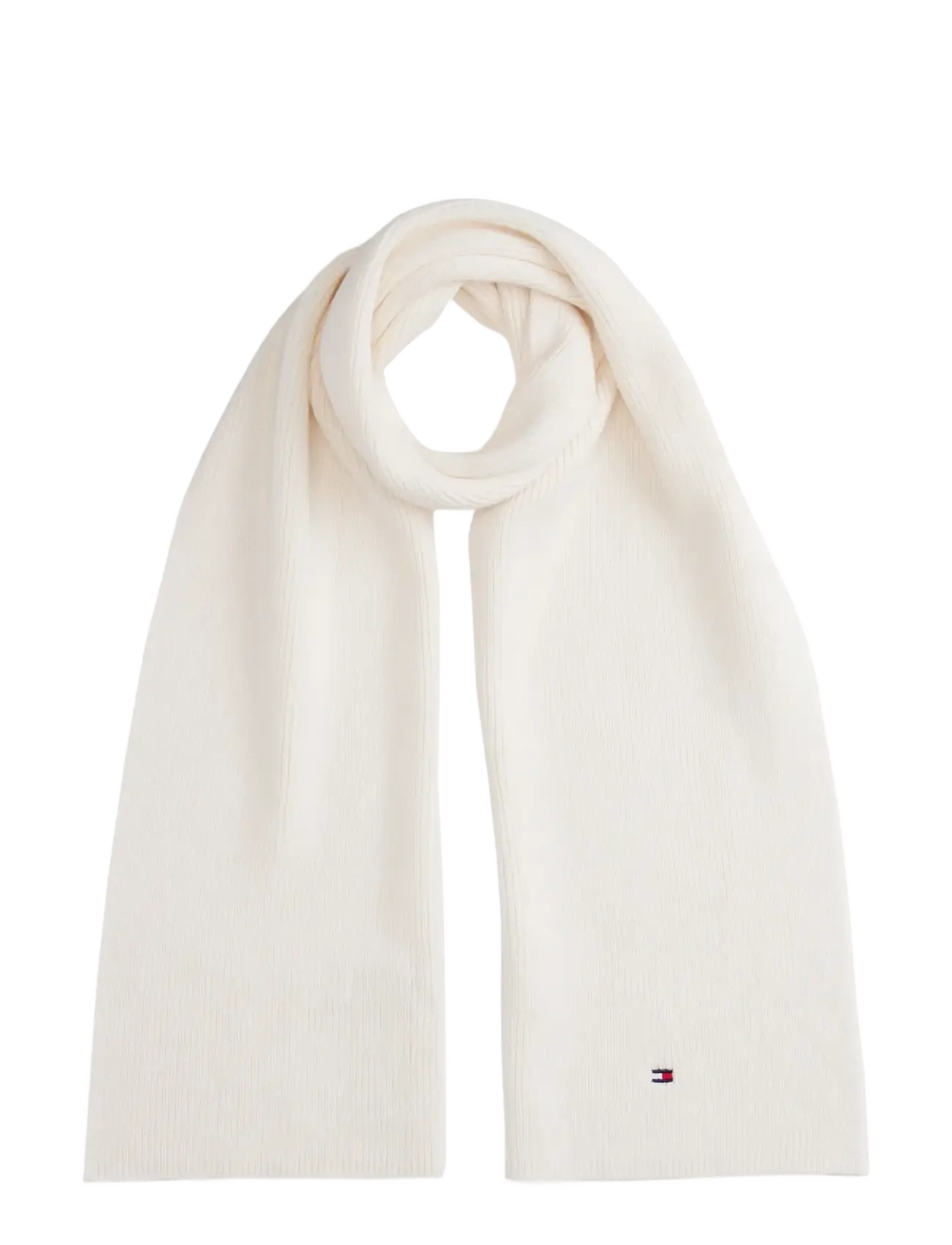 Tommy Hilfiger SMALL FLAG SCARF - Aksessuaarid - ANCIENT WHITE / cream