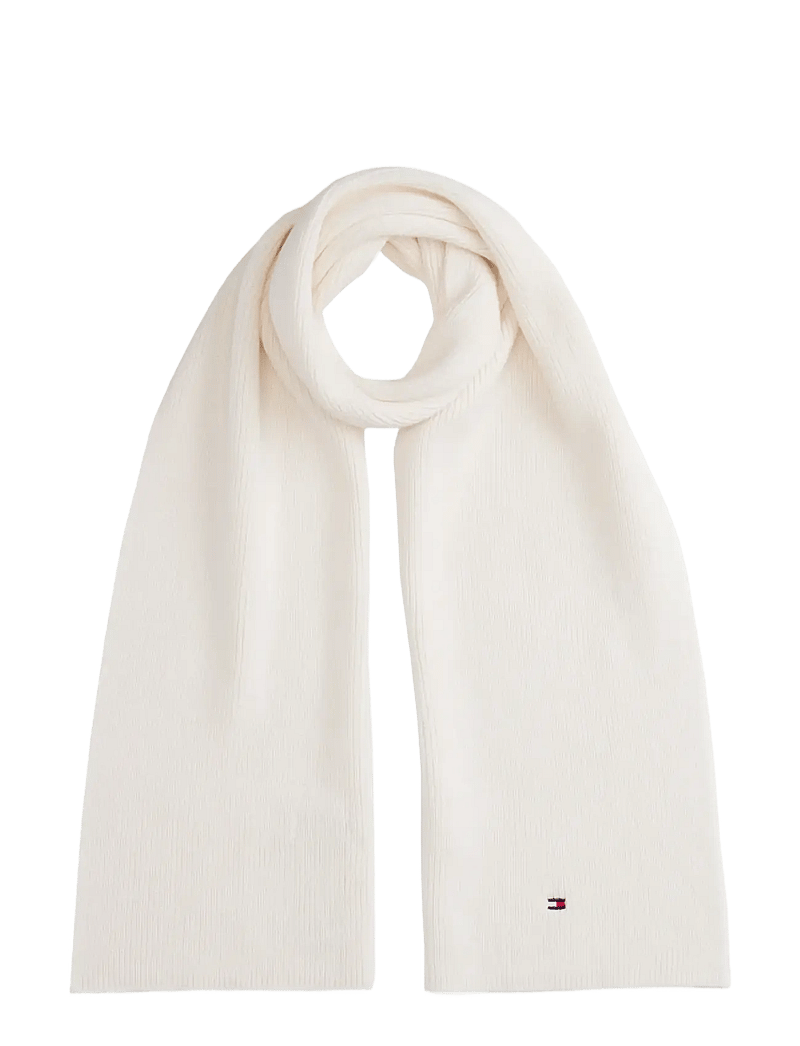 Tommy Hilfiger - SMALL FLAG SCARF - winteraccessoires - ancient white - 1