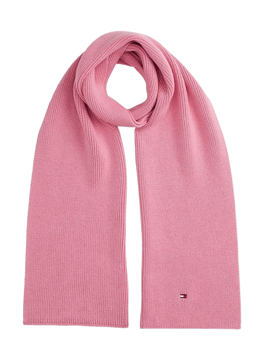 Tommy Hilfiger - SMALL FLAG SCARF - halsdukar - mystic pink - 1