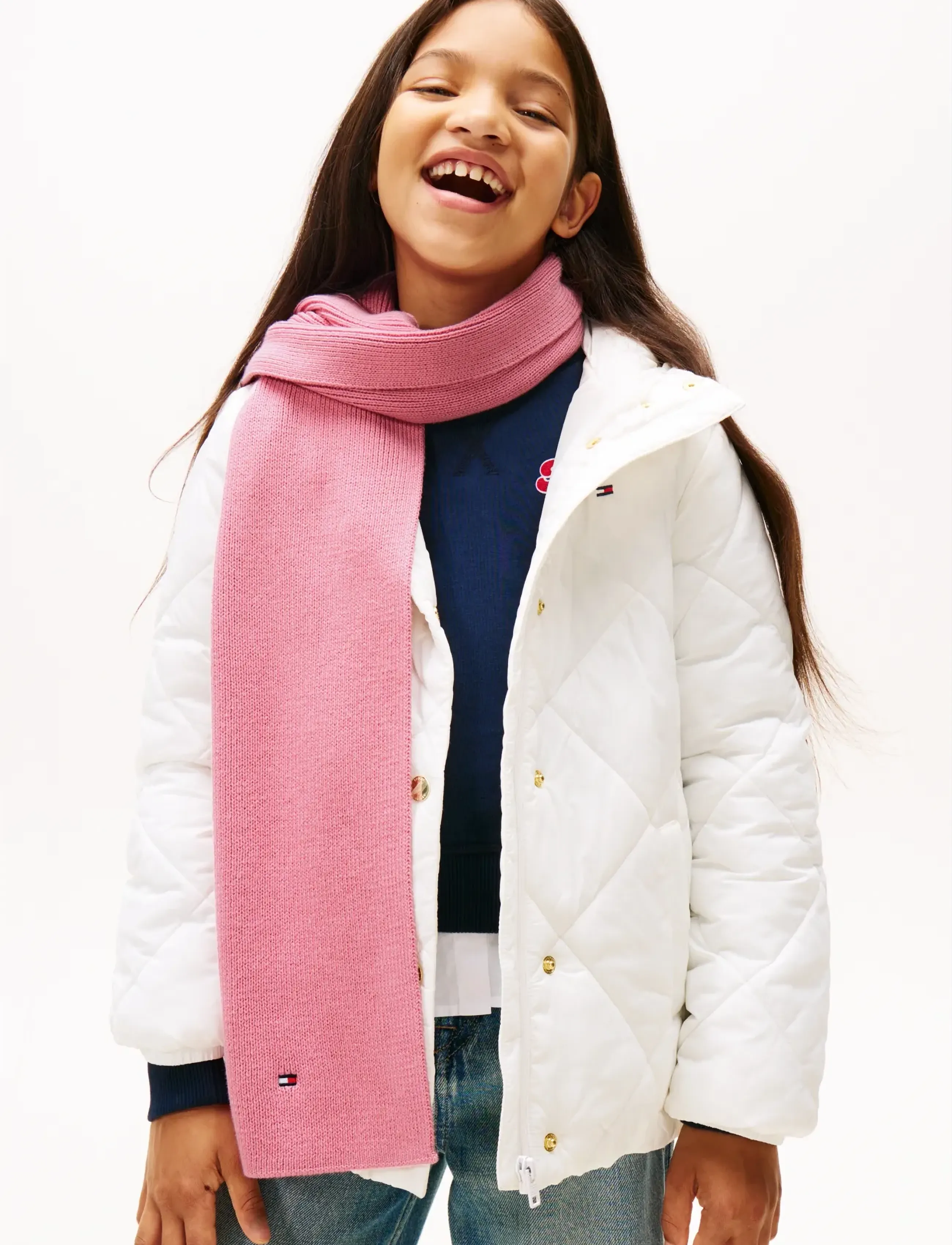 Tommy Hilfiger - SMALL FLAG SCARF - lakati - mystic pink - 3