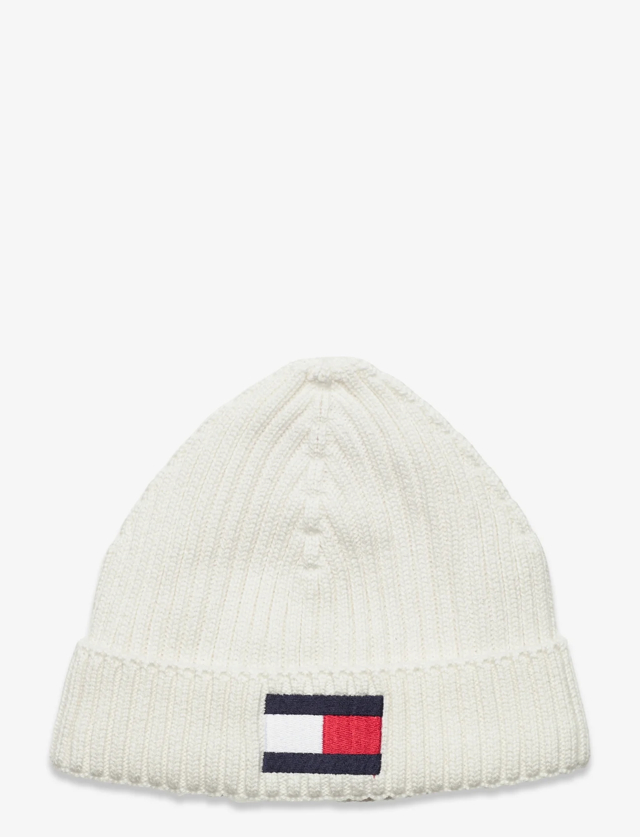 Tommy Hilfiger - FLEECE BIG FLAG BEANIE - lowest prices - ancient white - 0