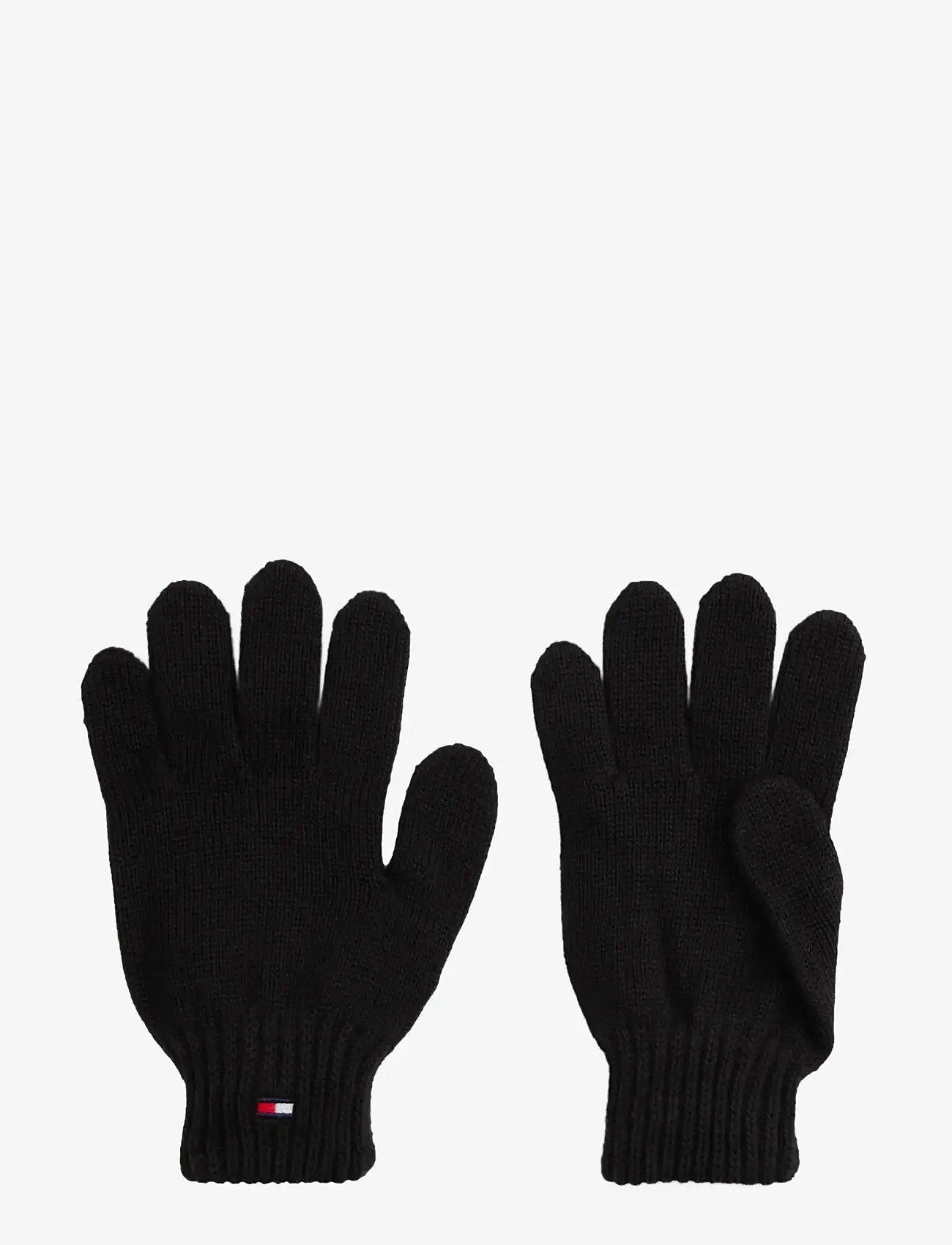 Tommy Hilfiger - SMALL FLAG GLOVES - accessories - black - 0