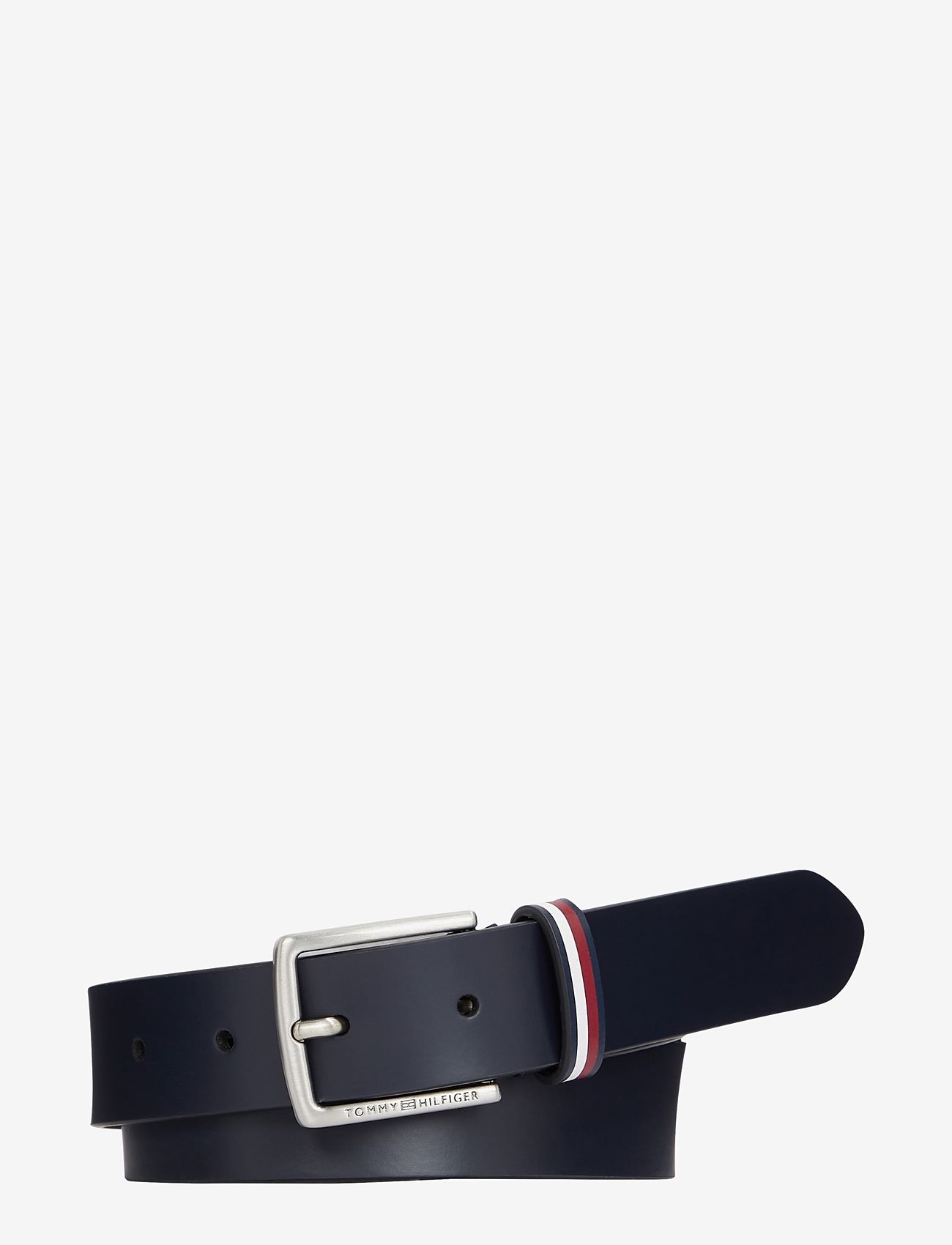 Tommy Hilfiger - LEATHER BELT - space blue - 0