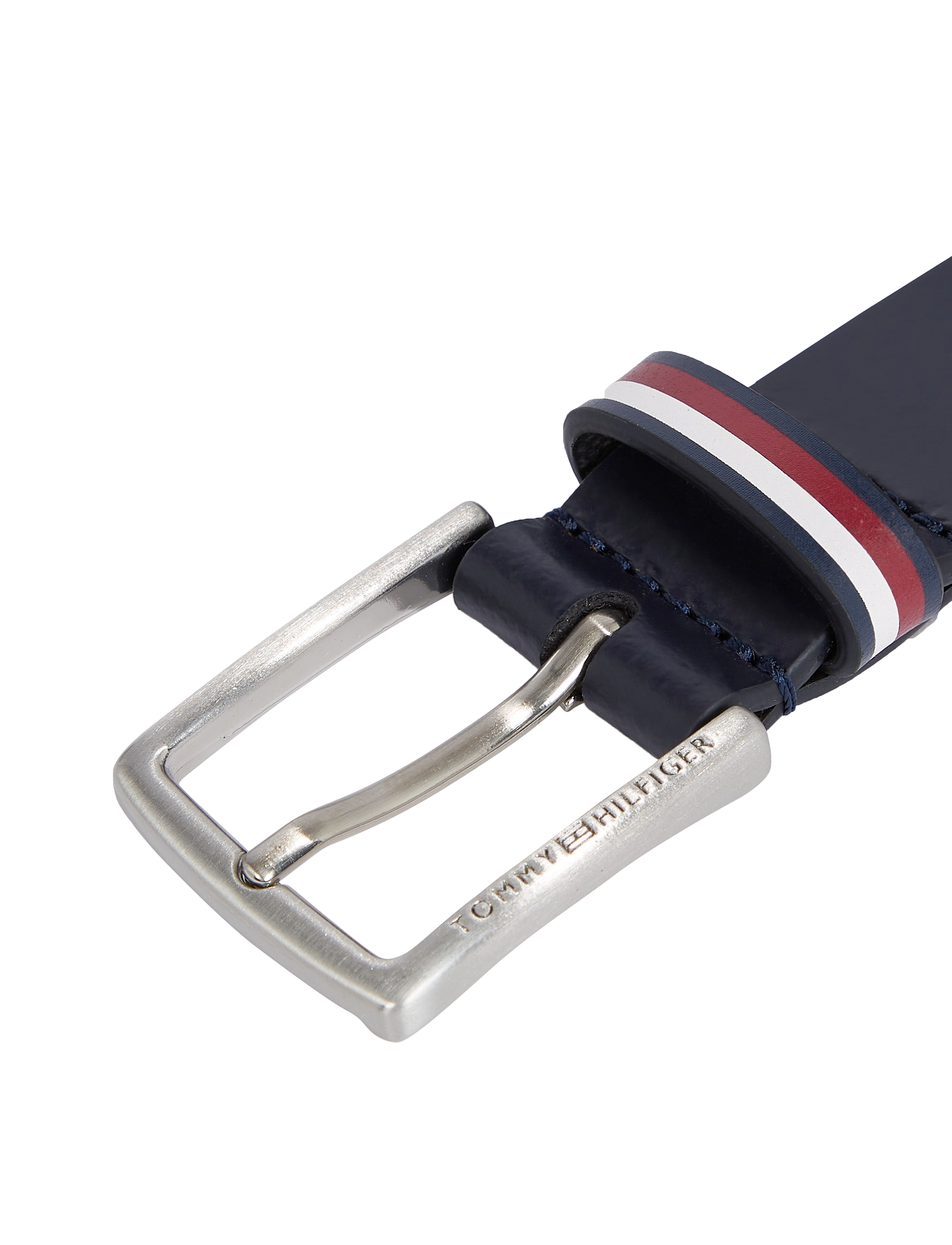 Tommy Hilfiger - LEATHER BELT - space blue - 1