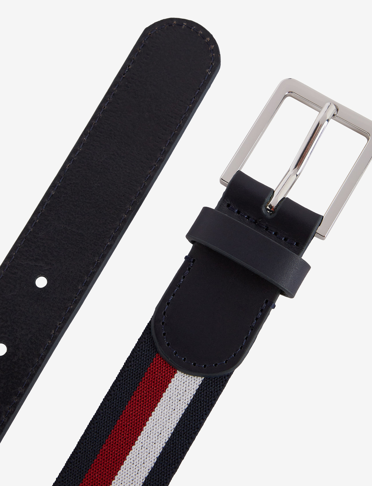 Tommy Hilfiger - ELASTICATED LEATHER BELT - space blue corporate - 1