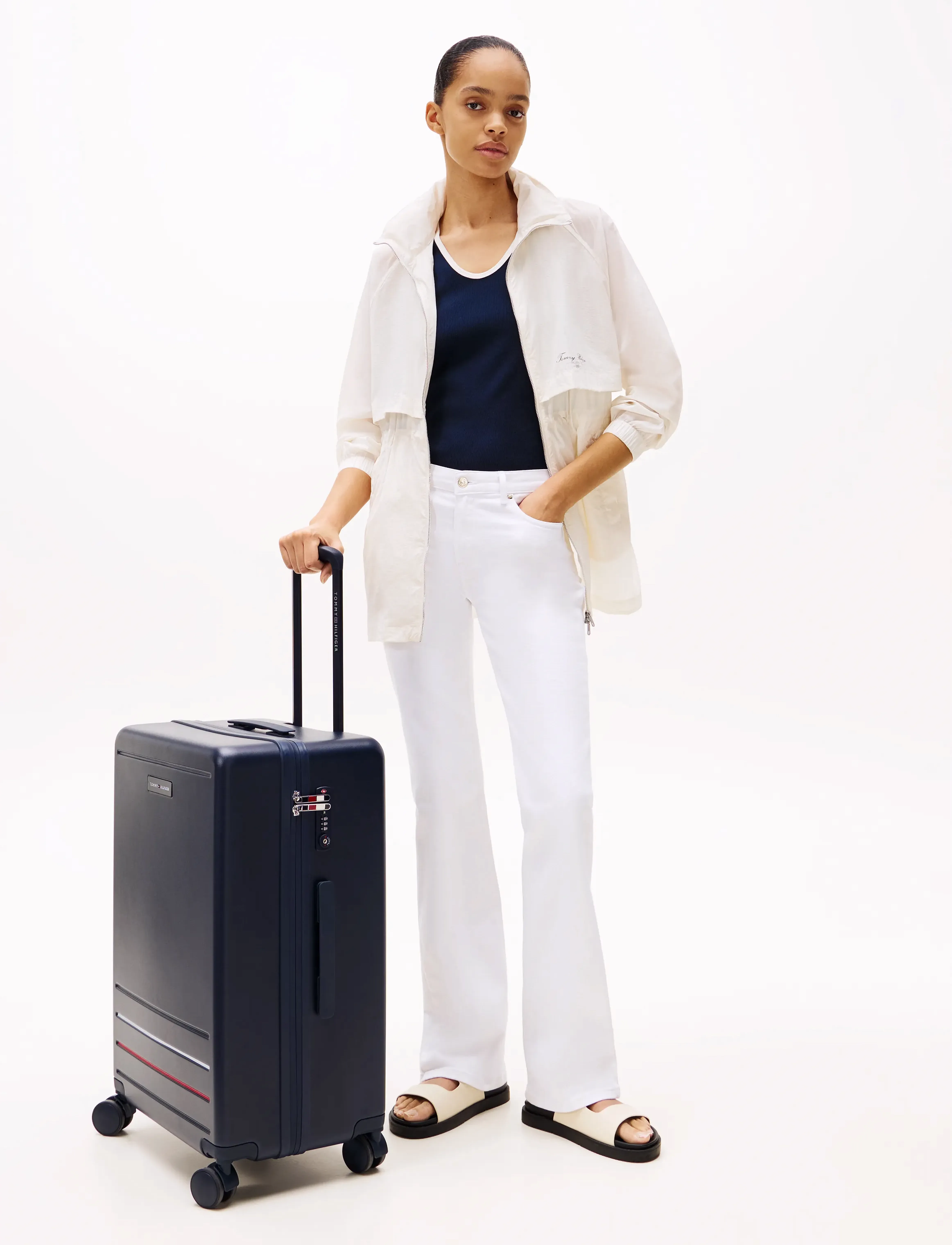 Tommy Hilfiger TH MEDIUM SUITCASE - Reise-Essentials - SPACE BLUE / navy