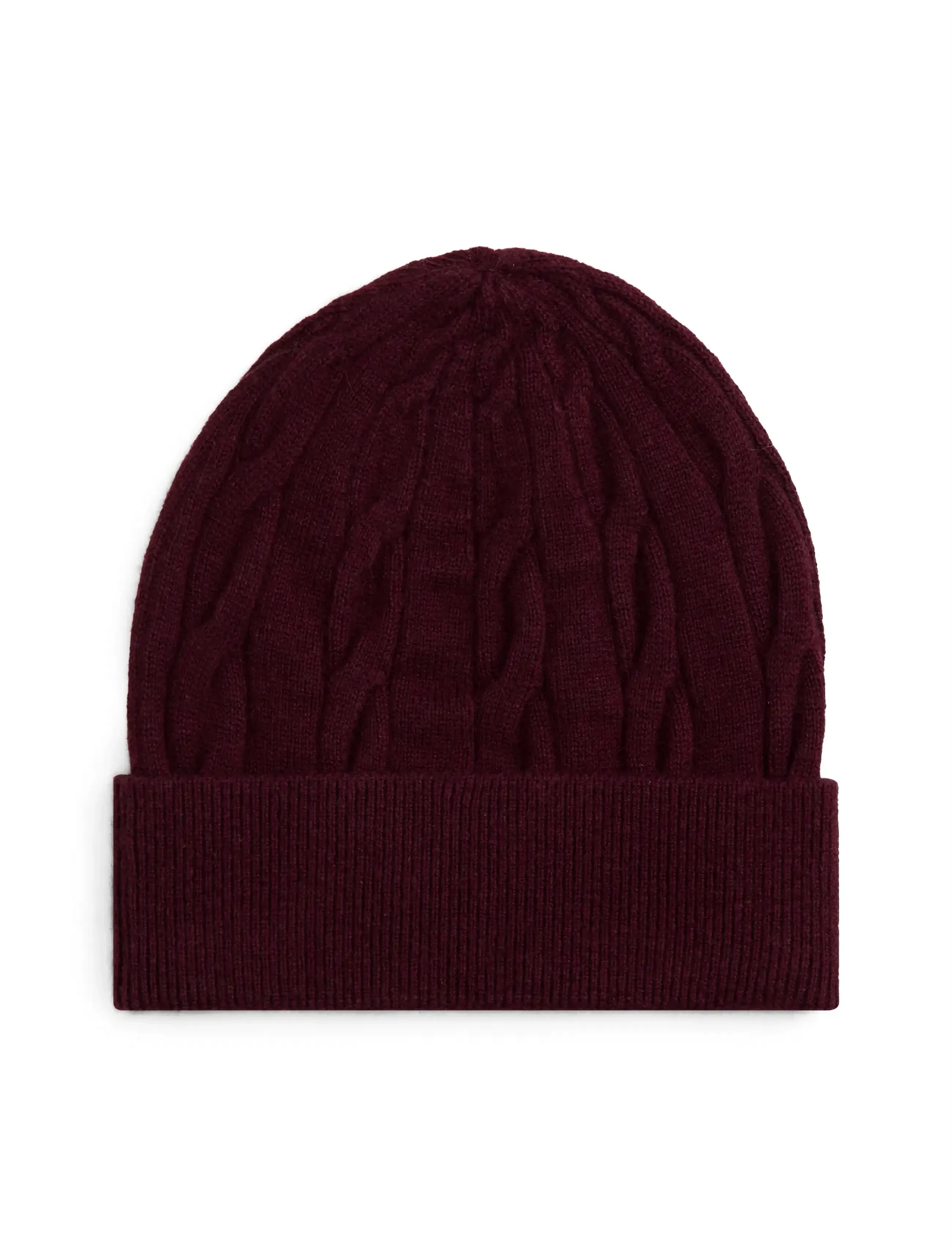 Tommy Hilfiger - TH CREST KNIT BEANIE - aksesuarai - deep burgundy - 1