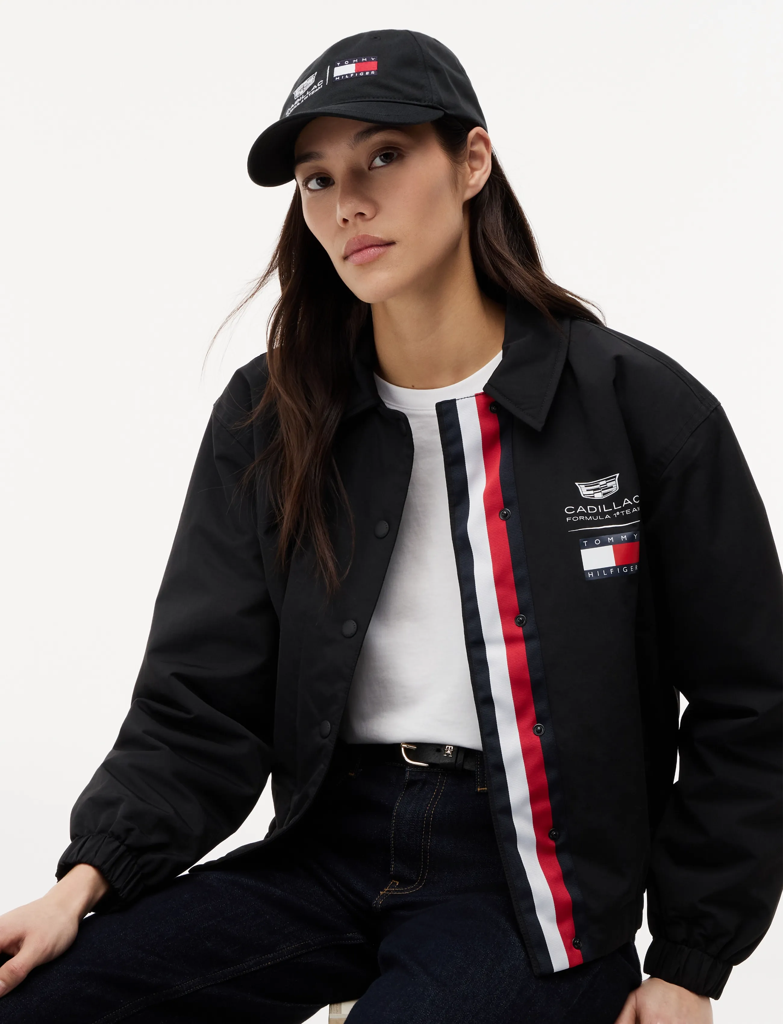 Tommy Hilfiger TH X CF1 LOGO CAP - Tommy Hilfiger - BLACK / black
