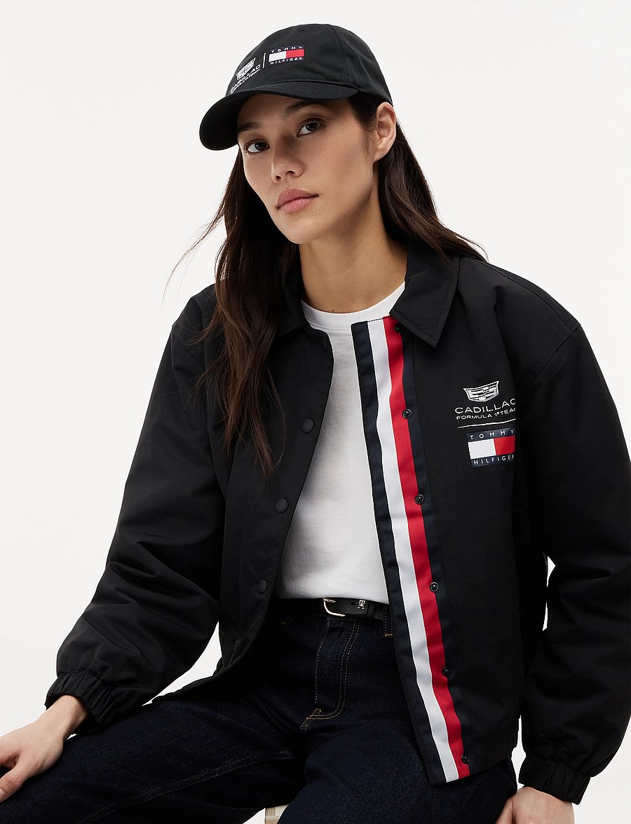 Tommy Hilfiger - TH X CF1 LOGO CAP - kasketter & caps - black - 0
