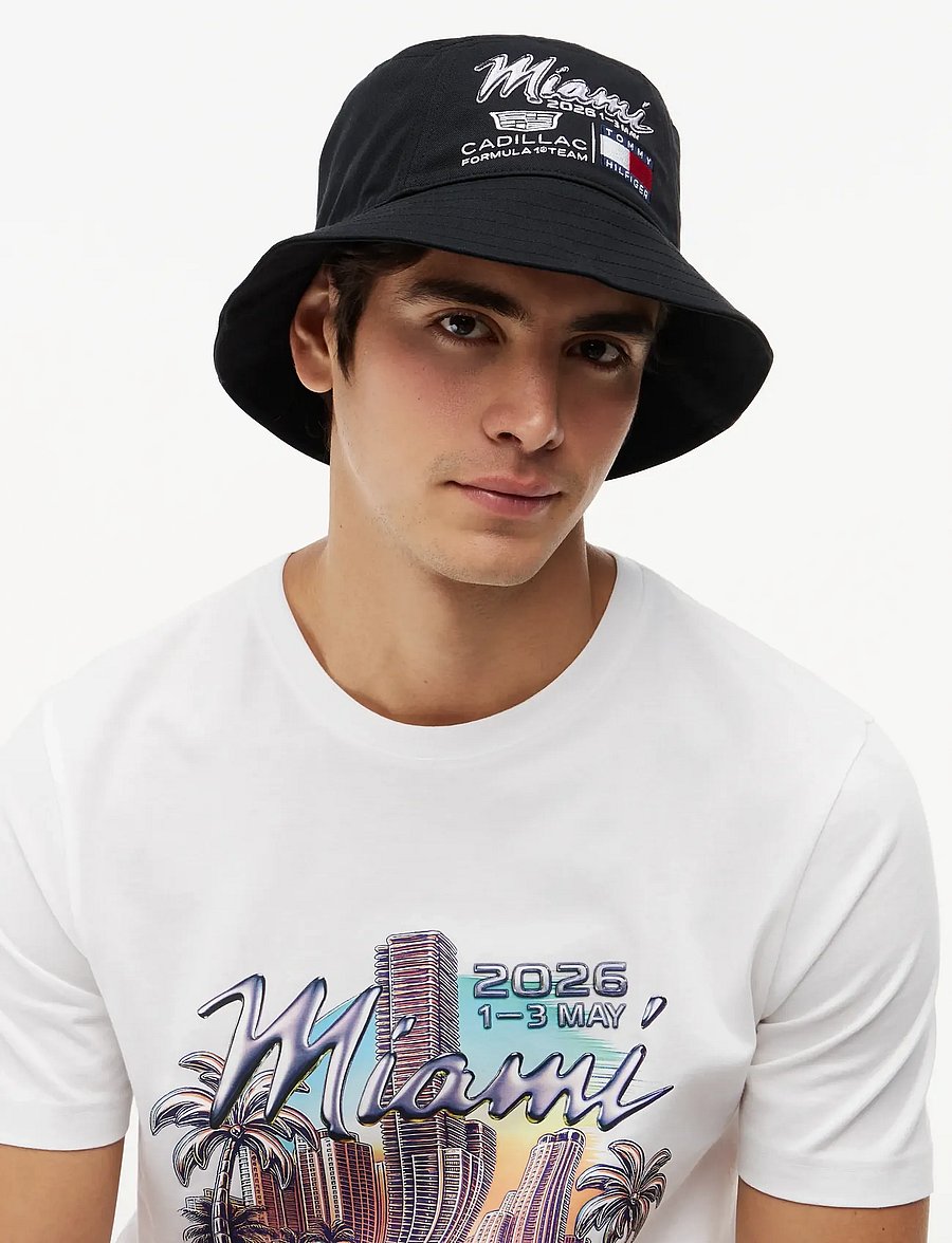 Tommy Hilfiger - TH X CF1 MIAMI BUCKET HAT - anglerhüte - black - 0