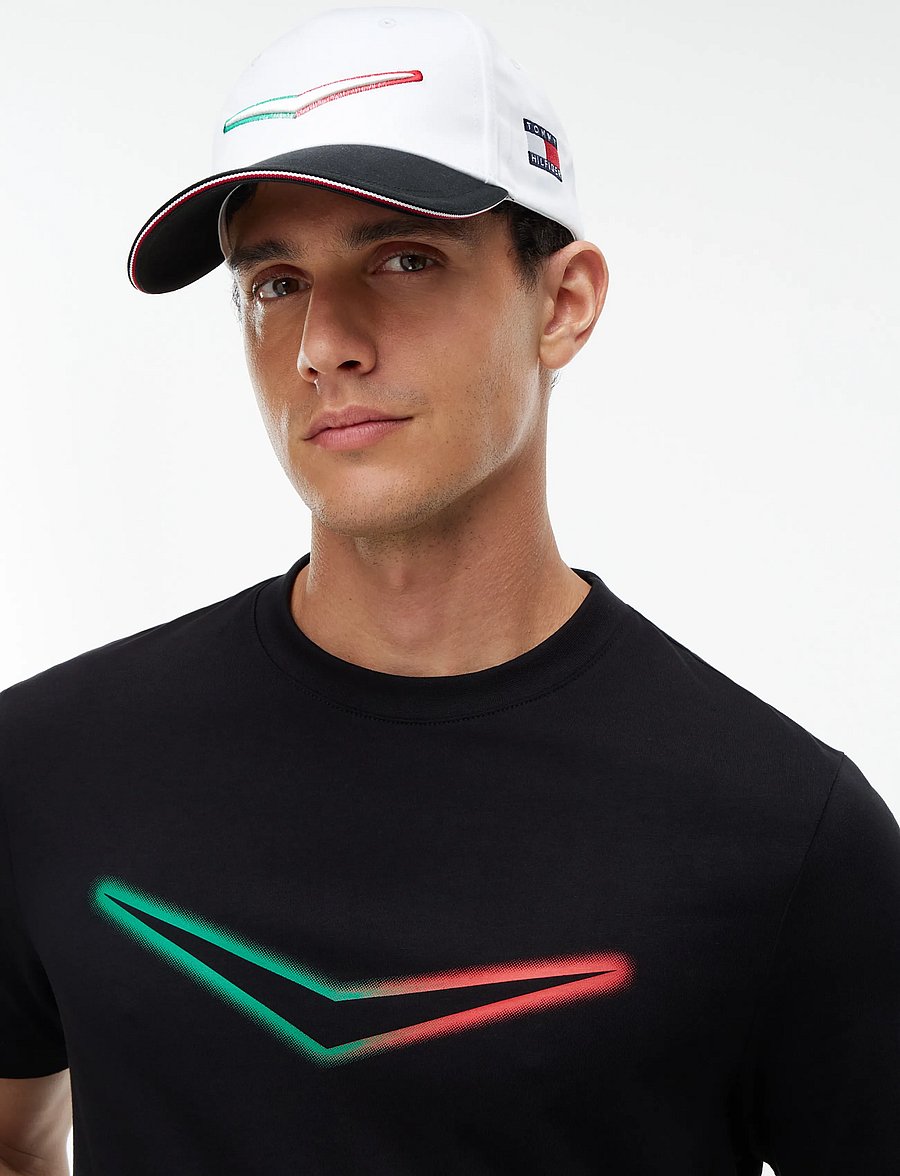 Tommy Hilfiger - TH X CF1 MEXICO CHEVRON CAP - kappen - white - 0
