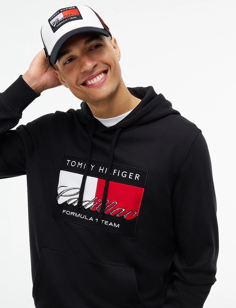 Tommy Hilfiger - TH X CF1 FLAG TRUCKER CAP - kappen - white black - 3