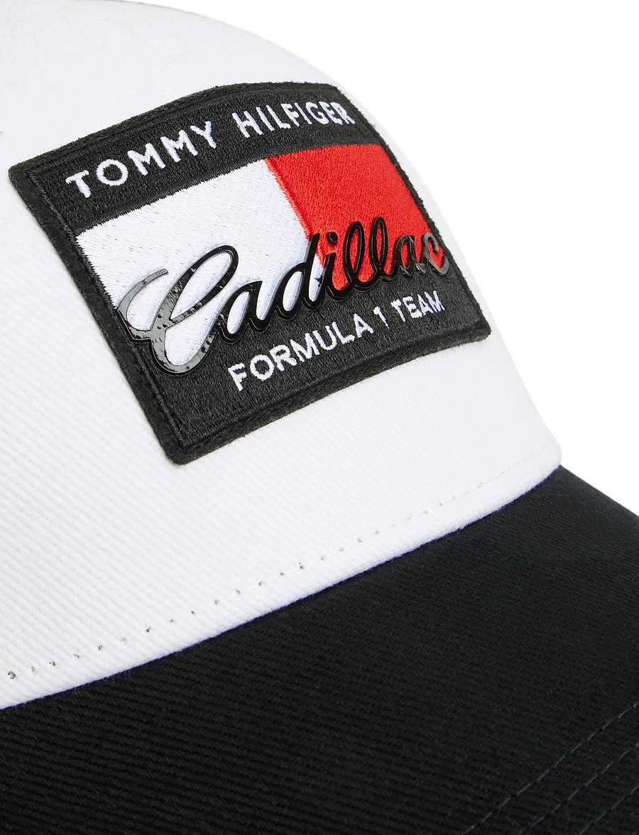 Tommy Hilfiger - TH X CF1 FLAG TRUCKER CAP - kappen - white black - 4