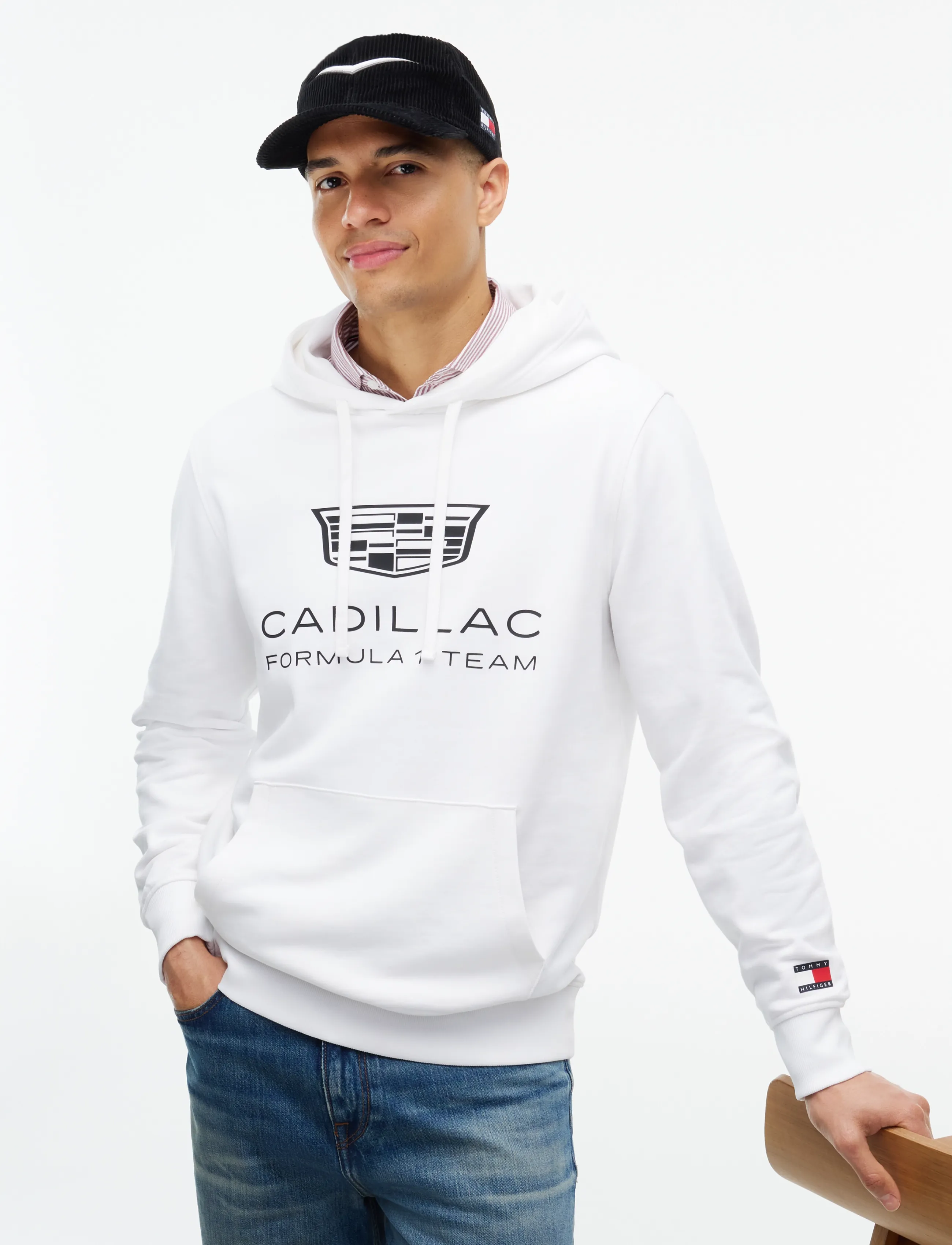 Tommy Hilfiger - TH X CF1 CHEVRON CORD CAP - kappen - black - 3