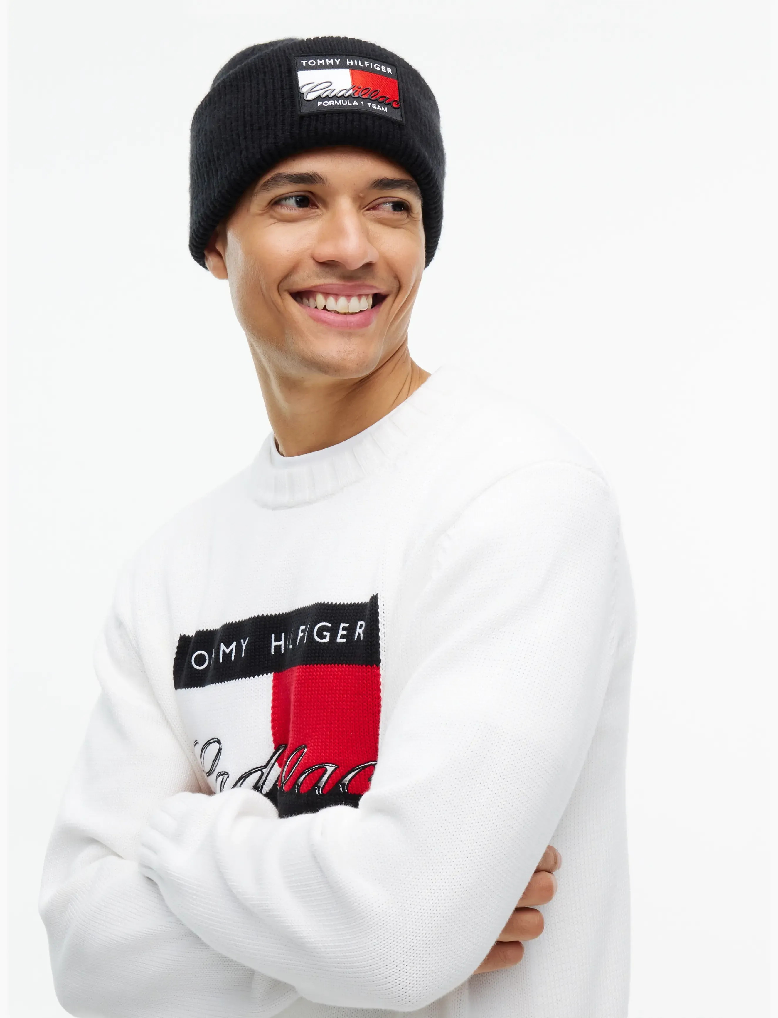 Tommy Hilfiger - TH X CF1 FLAG BEANIE - nach anlass kaufen - black - 2