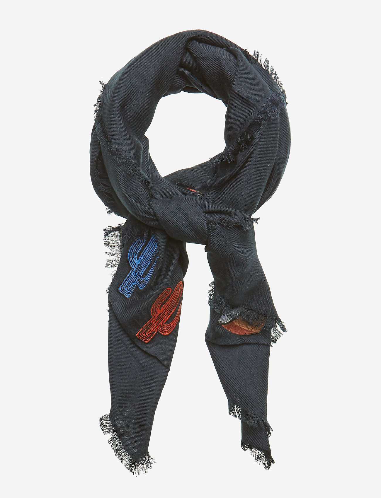 Tommy Hilfiger - TOMMY PATCHES SCARF - tommy navy - 0