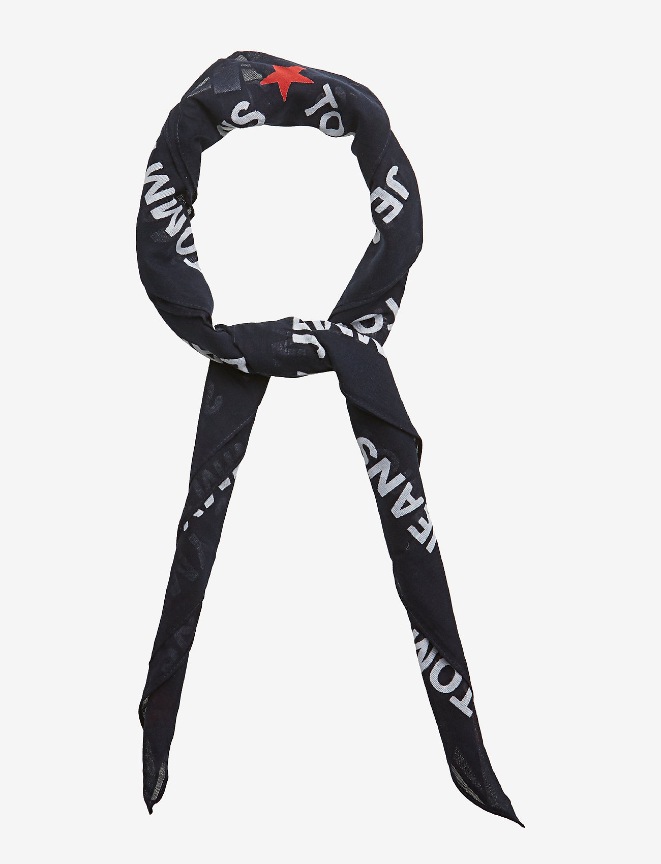 TJW PATCH SCARF - BLACK IRIS