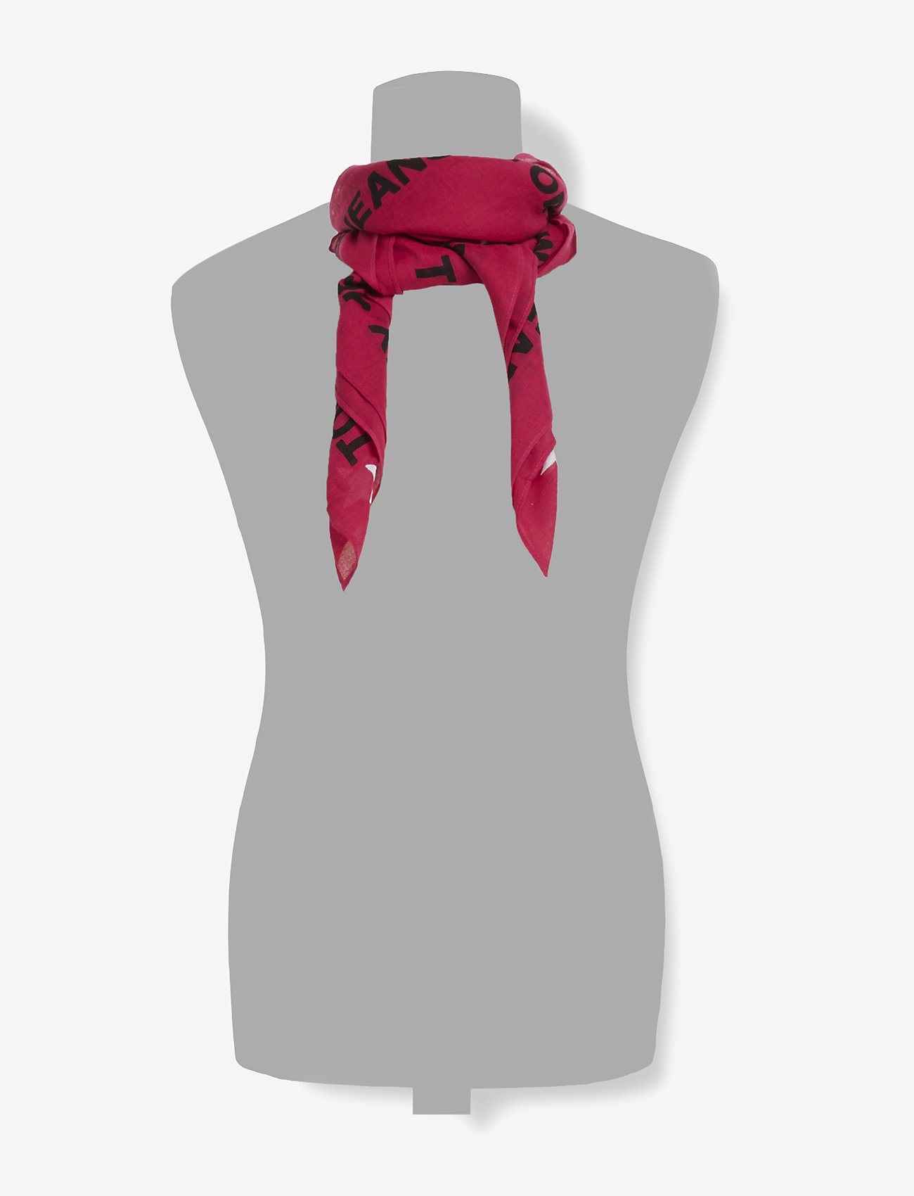 Tommy Hilfiger - TJW PATCH SCARF - silver pink - 1