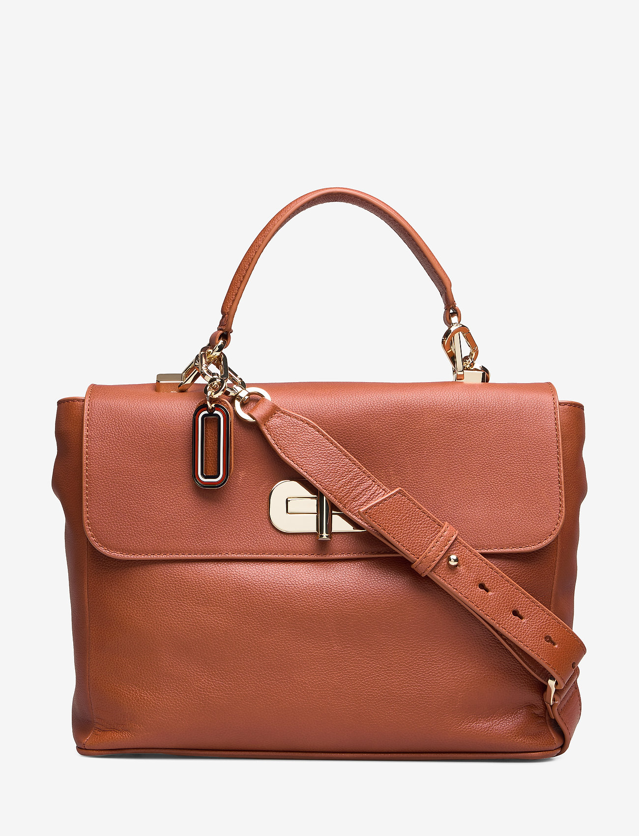 Tommy Hilfiger - ELEVATED LEATHER SAT - dark tan - 0