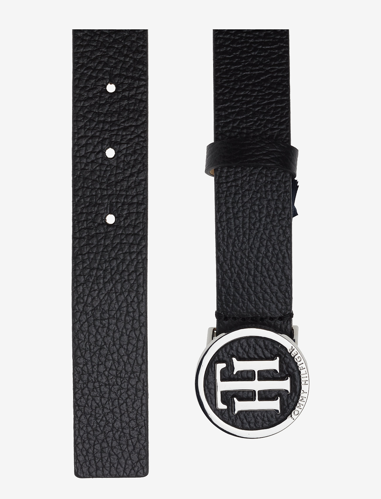 Tommy Hilfiger - TH ROUND BUCKLE BELT - black - 1