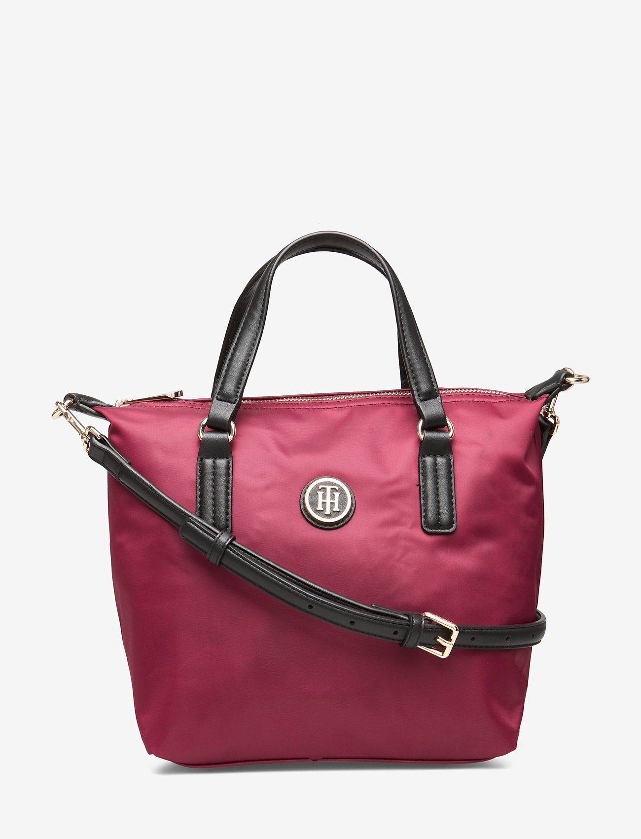 Tommy Hilfiger - POPPY SMALL TOTE SOL - cabernet - 0