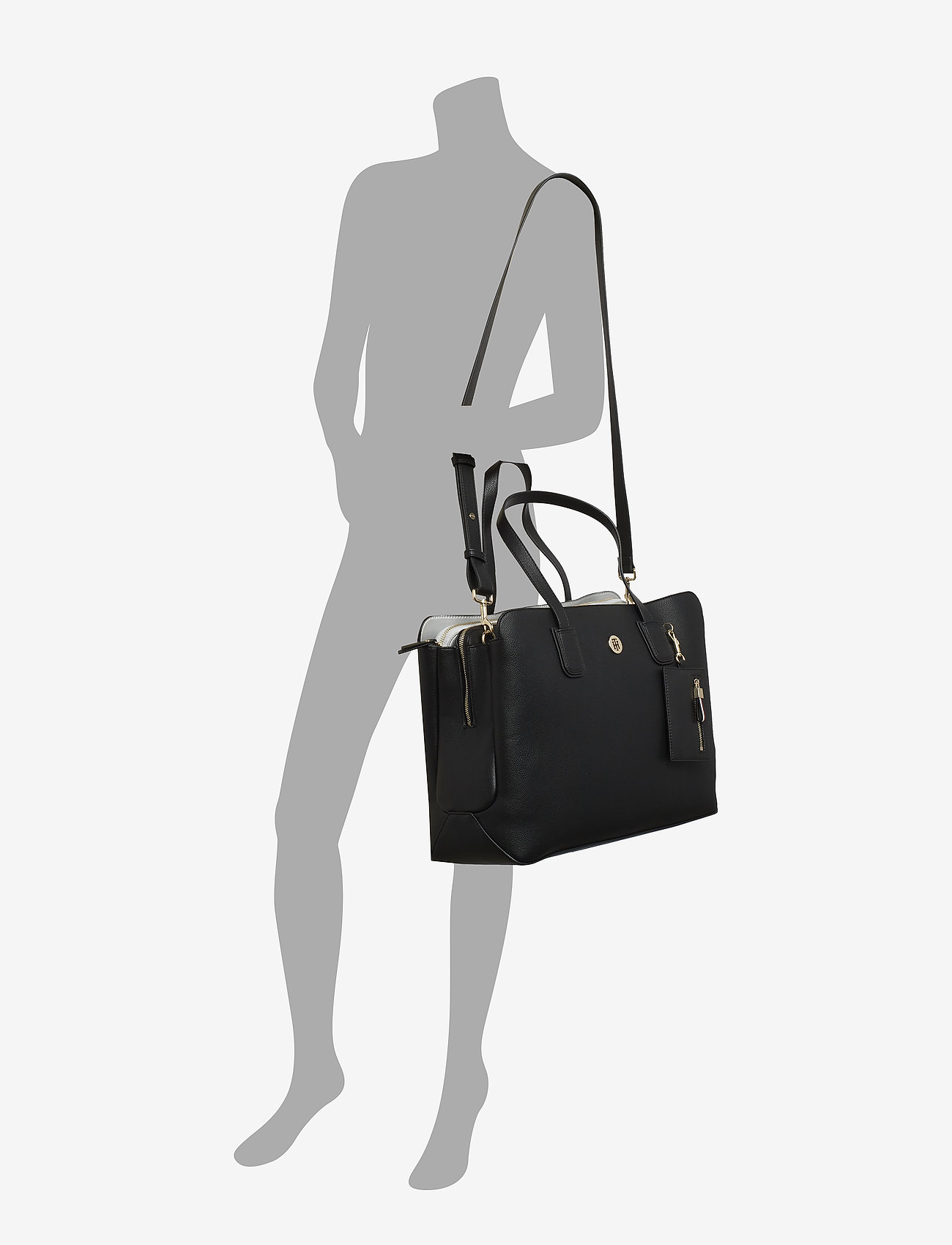 Tommy Hilfiger - CHARMING TOMMY WORK BAG - black - 5