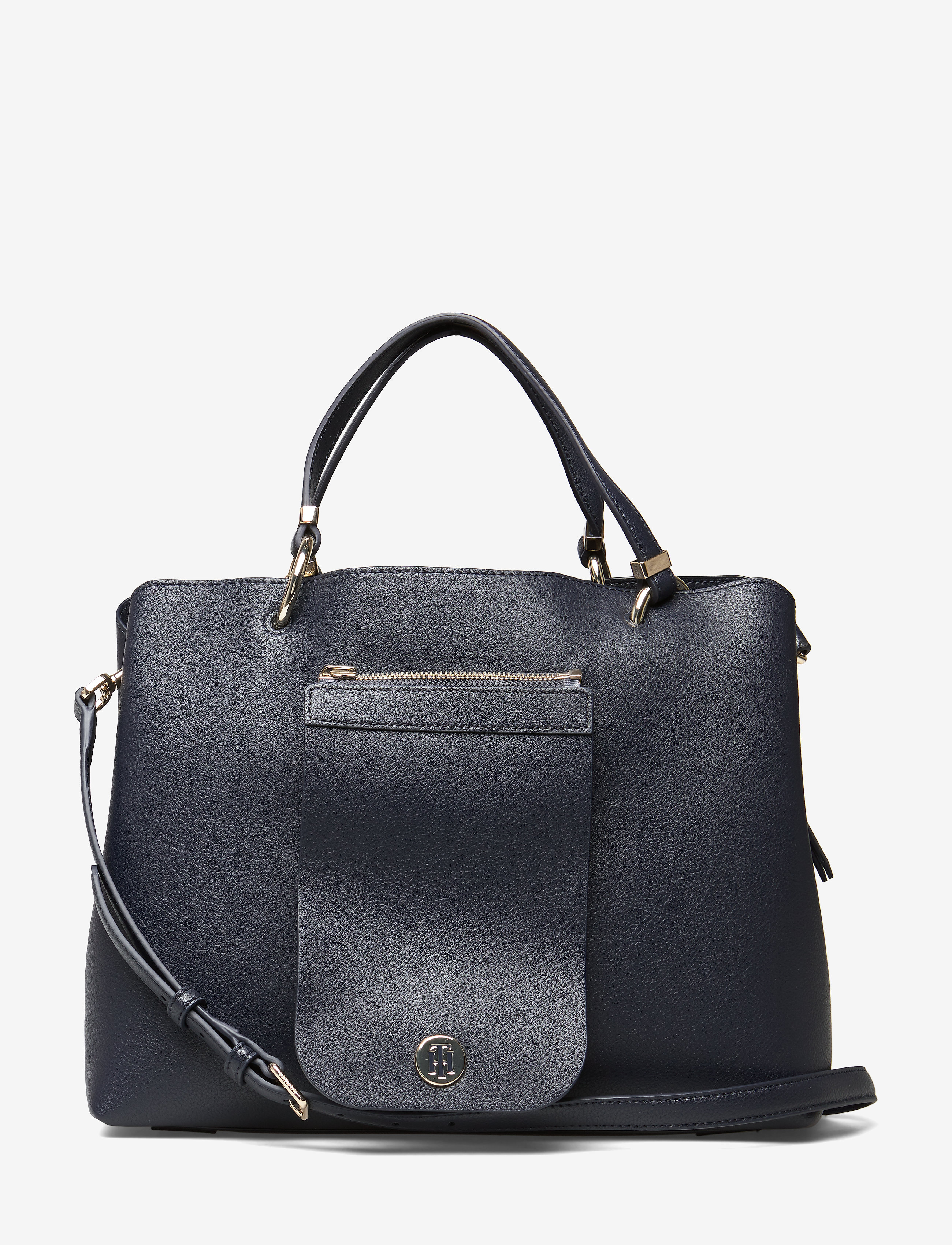 Tommy Hilfiger - MY TOMMY SATCHEL - tommy navy- monogram - 0