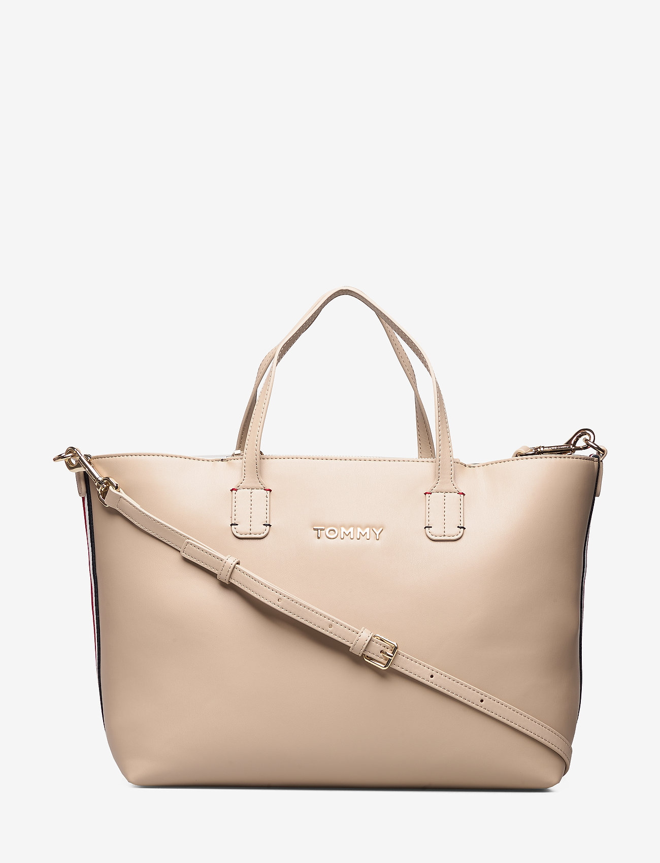 Tommy Hilfiger - ICONIC TOMMY SATCHEL - light taupe - 0