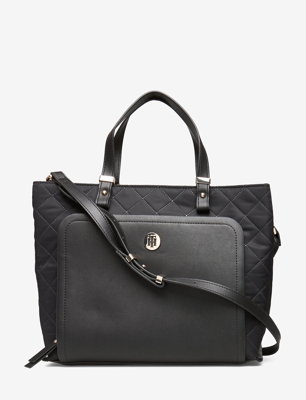 Tommy Hilfiger - TH ELEGANT TOTE QUIL - black - 0