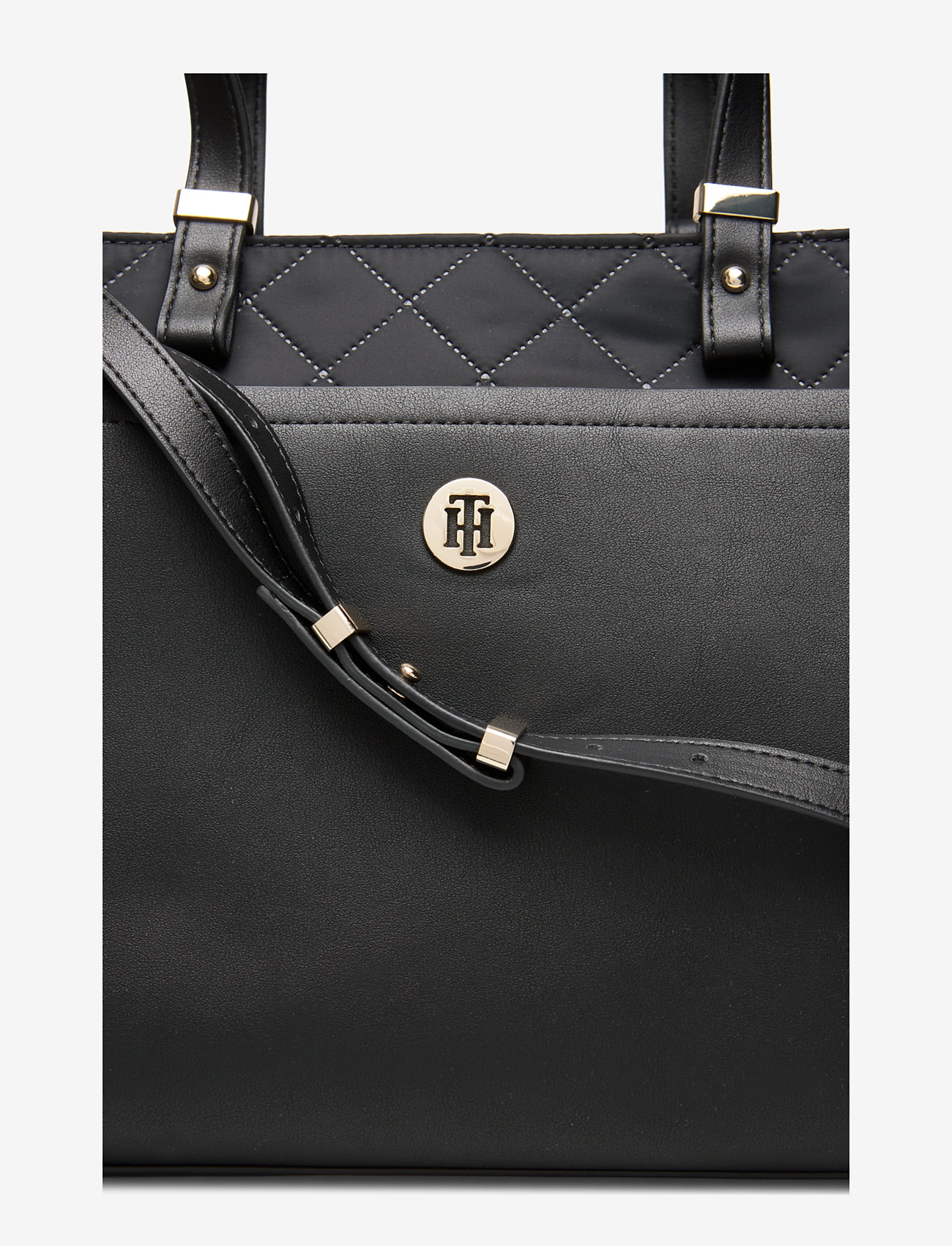 Tommy Hilfiger - TH ELEGANT TOTE QUIL - black - 3