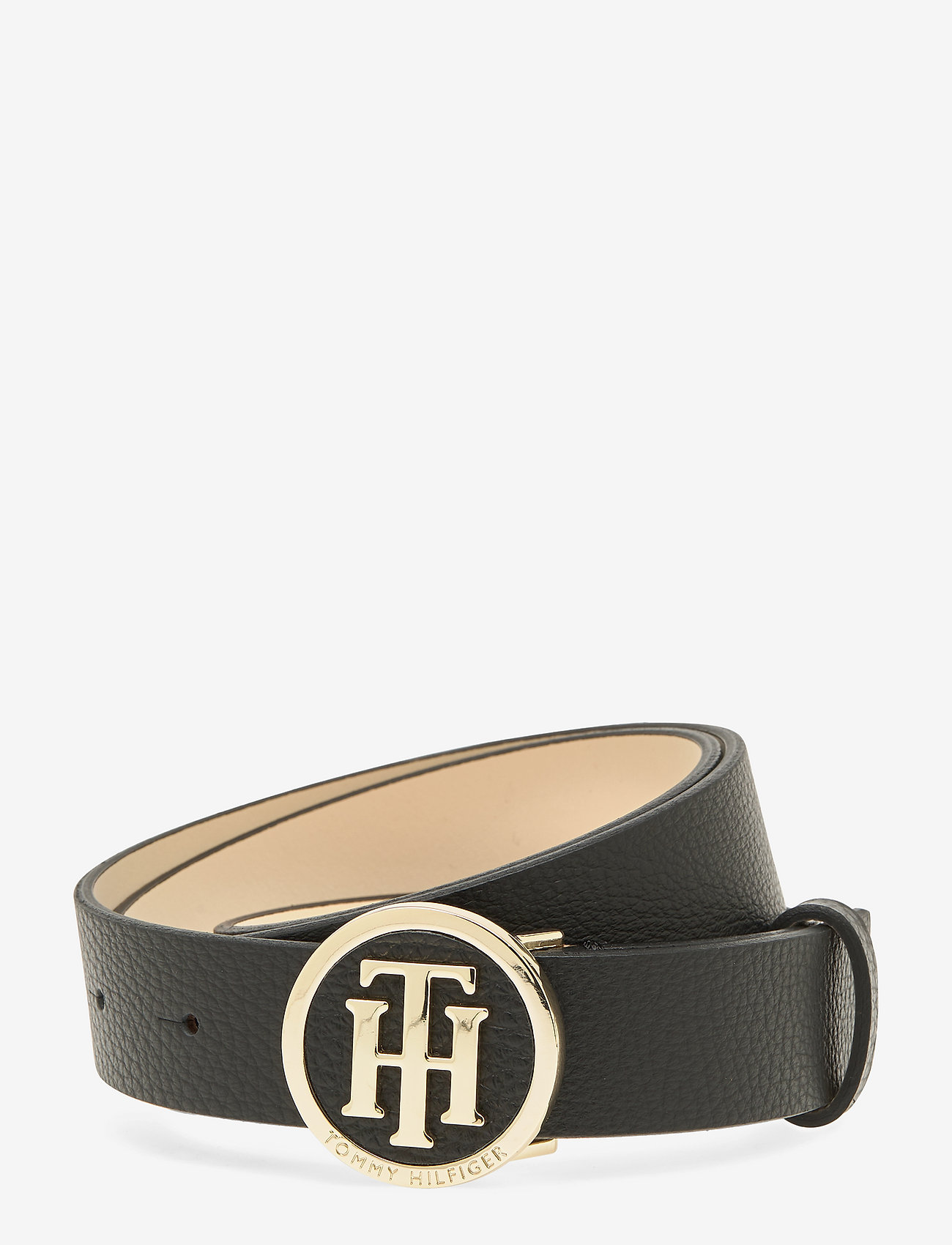 Tommy Hilfiger - TH ROUND BELT 3.0 - black - 0
