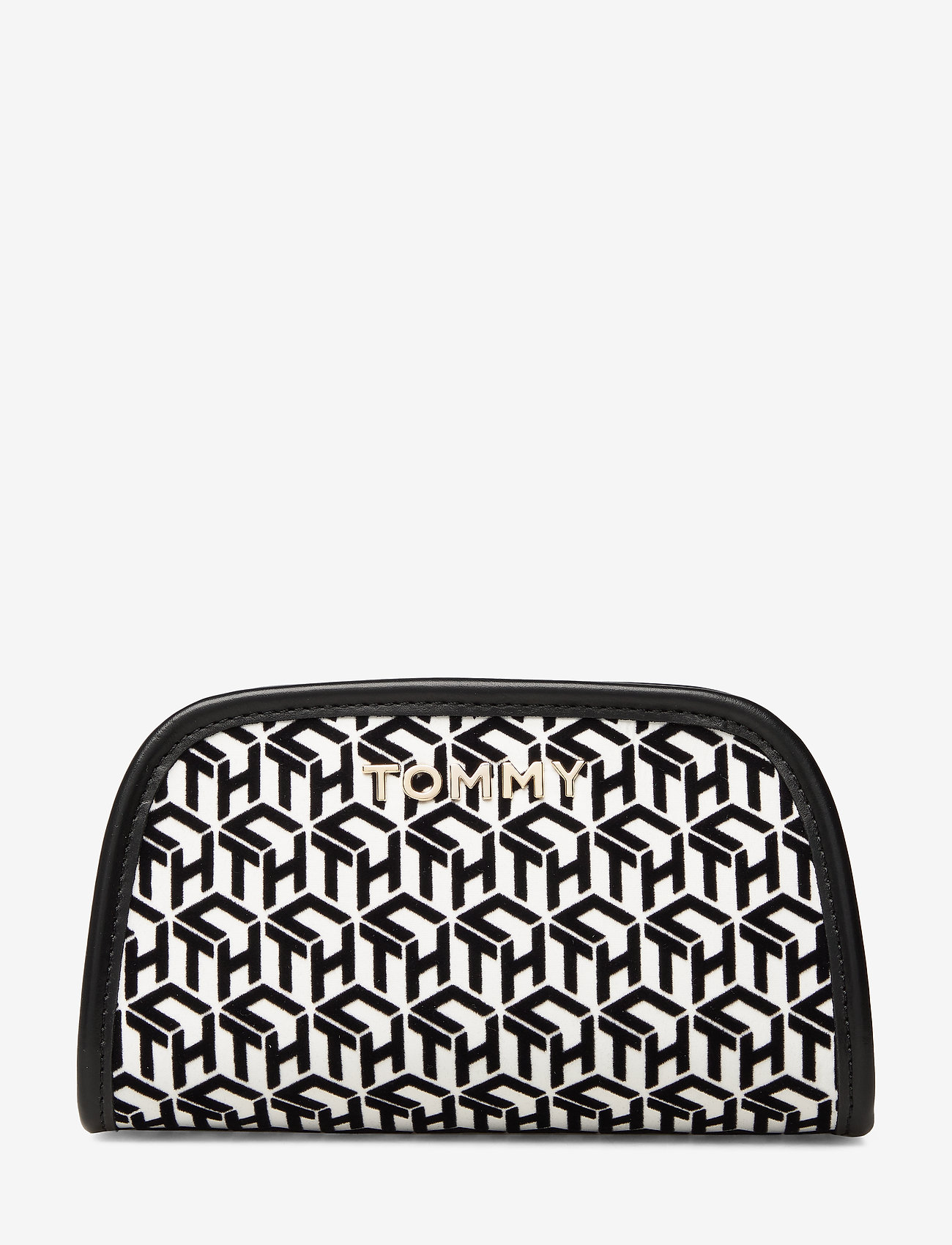 Tommy Hilfiger - ICONIC TOMMY MAKE UP CASE - black & white monogram - 0